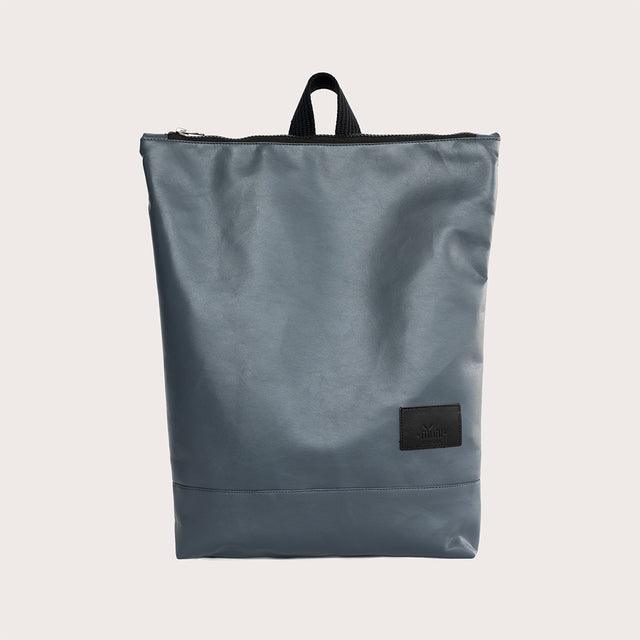 Faux Leather Backpack - Grey - ROODS PROJECT