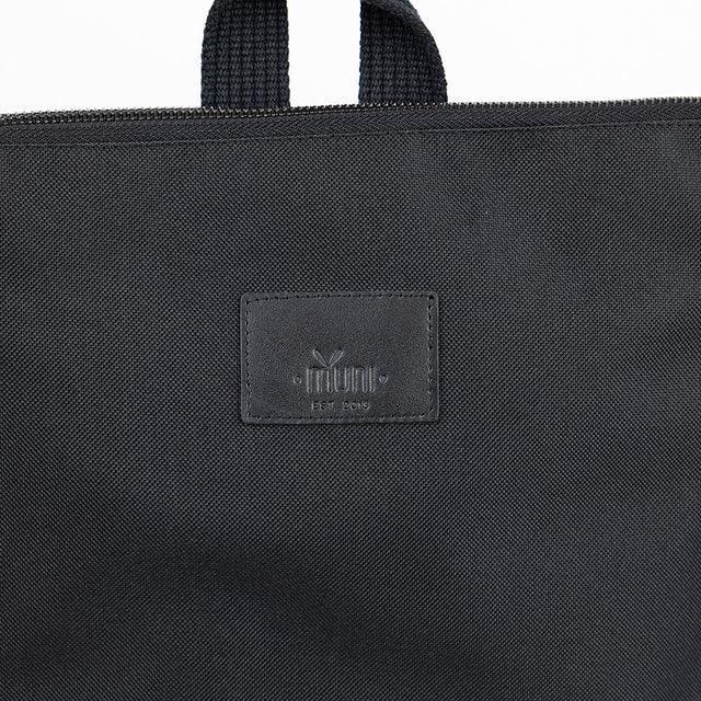 Waterproof Backpack with Green Leather Bottom - ROODS PROJECT