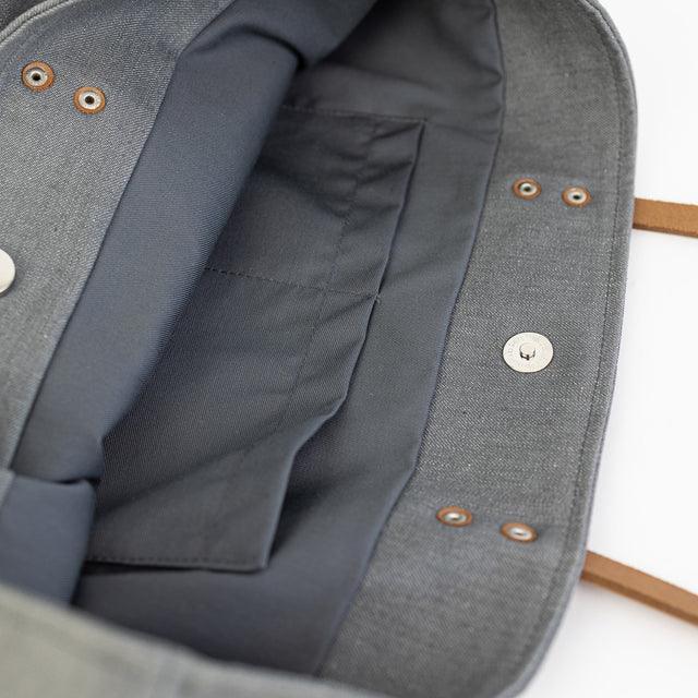 Grey Denim Tote Bag - ROODS PROJECT
