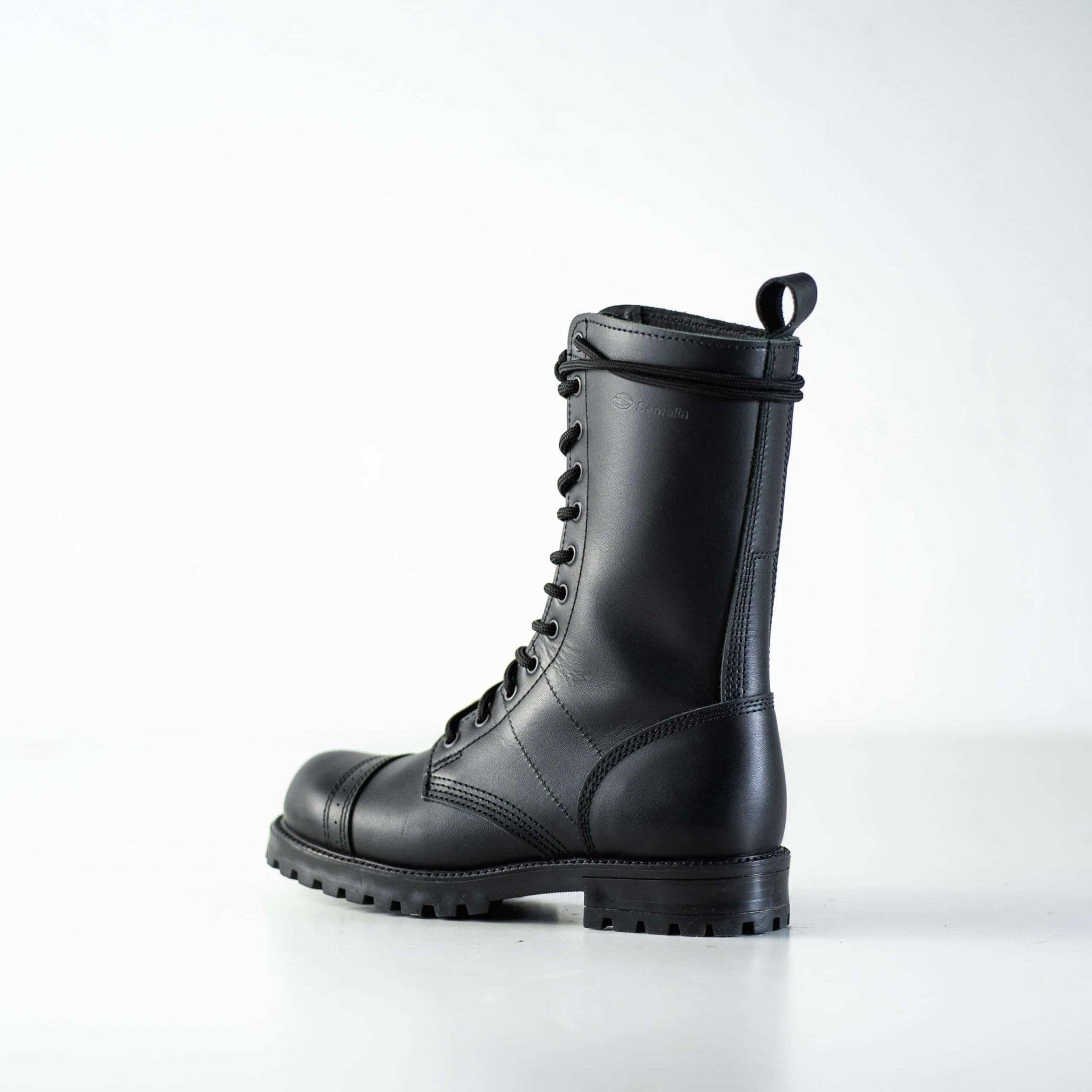 516 aka High Aviator Boots - Black - ROODS PROJECT
