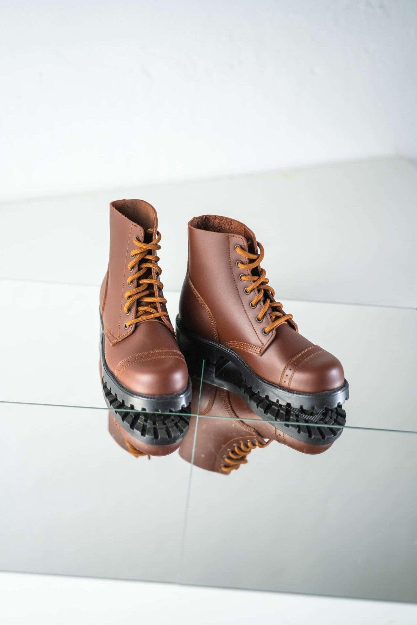 517 aka Aviator Boots - Brown - ROODS PROJECT