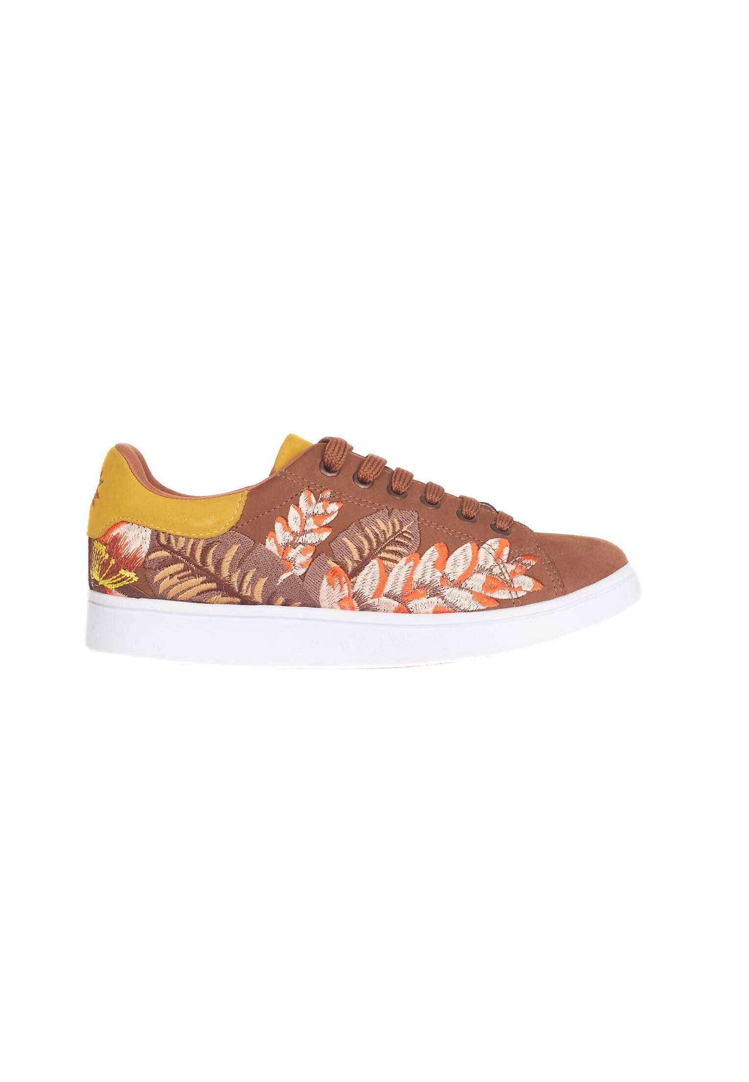 Mangará Women's Sneakers Embroidery Suede - ROODS PROJECT