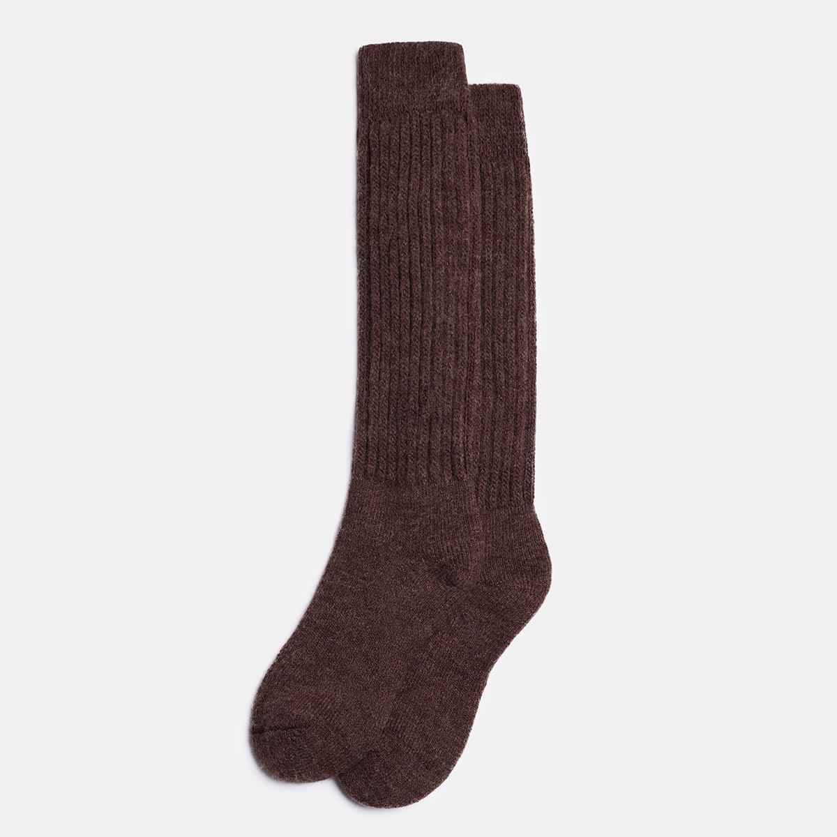 Natural Alpaca Wool Socks - Long - ROODS PROJECT