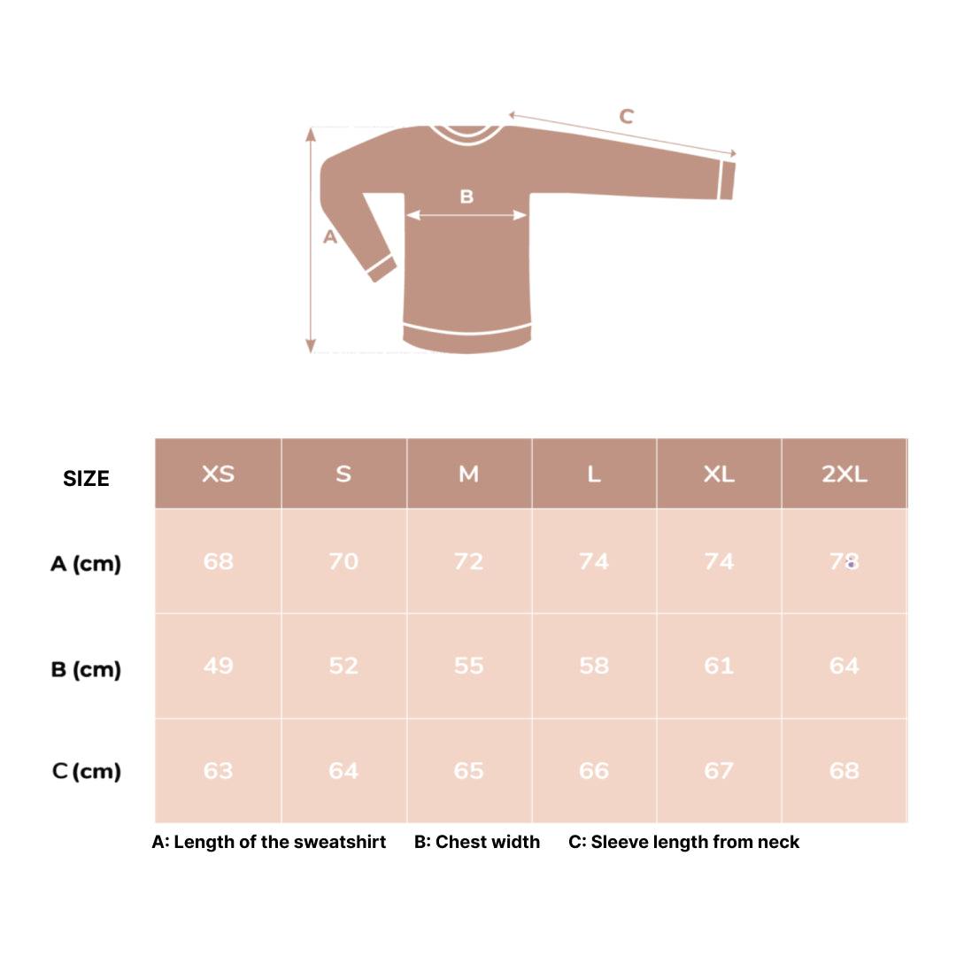 Embroidered Collar Organic Cotton Sweatshirt "Ema" - ROODS PROJECT