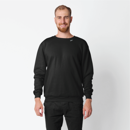 Embroidered Collar Organic Cotton Sweatshirt "Isa" - ROODS PROJECT