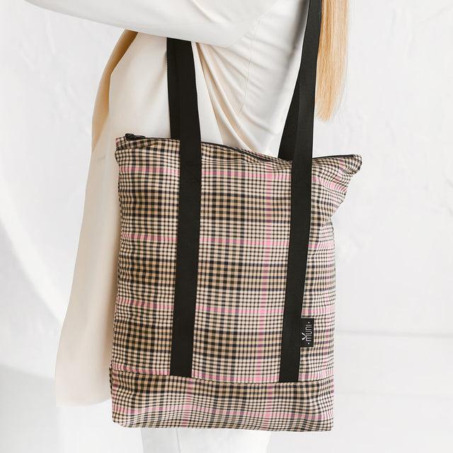 Tartan Tote Bag - ROODS PROJECT