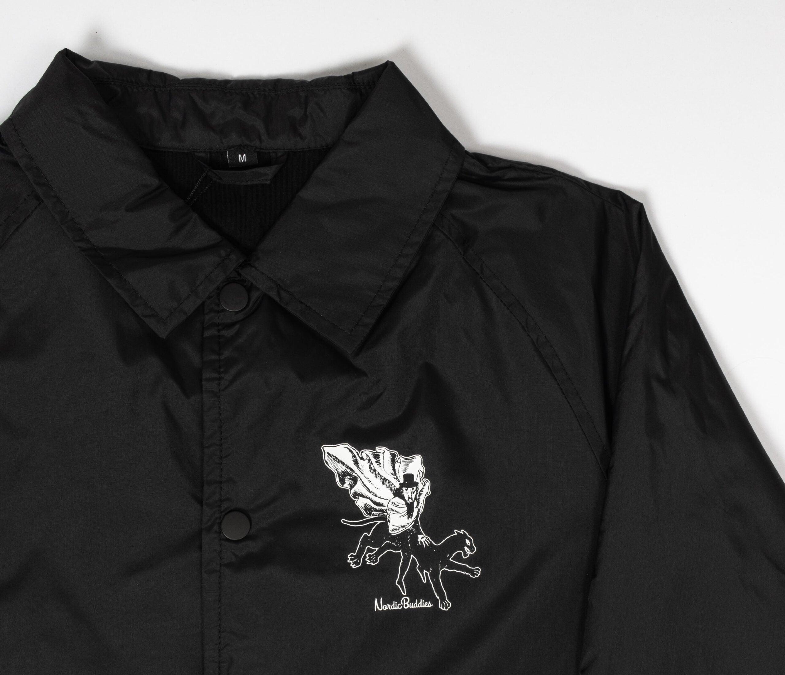 Coach Jacket The Hobgoblin - Black - ROODS PROJECT