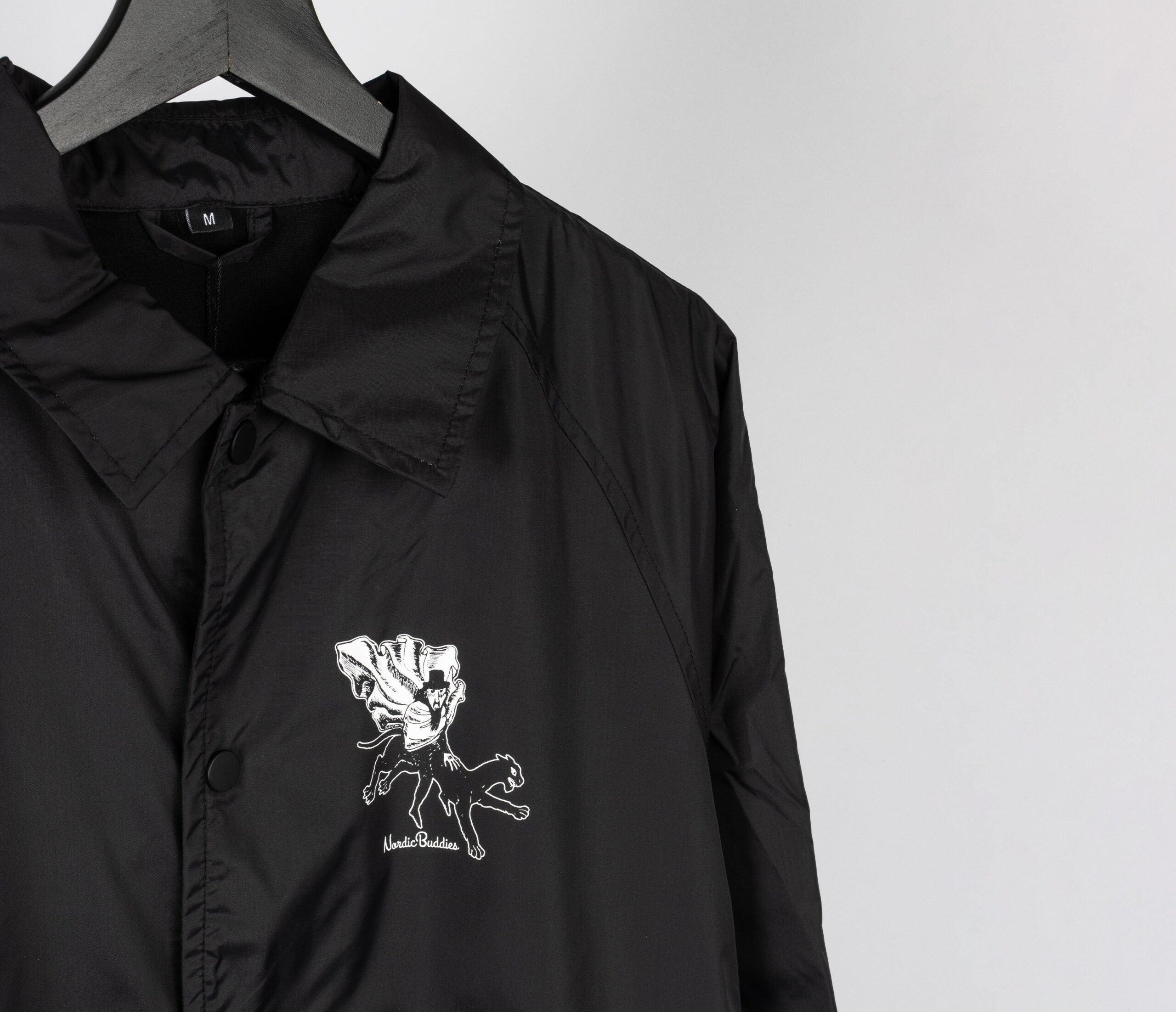 Coach Jacket The Hobgoblin - Black - ROODS PROJECT