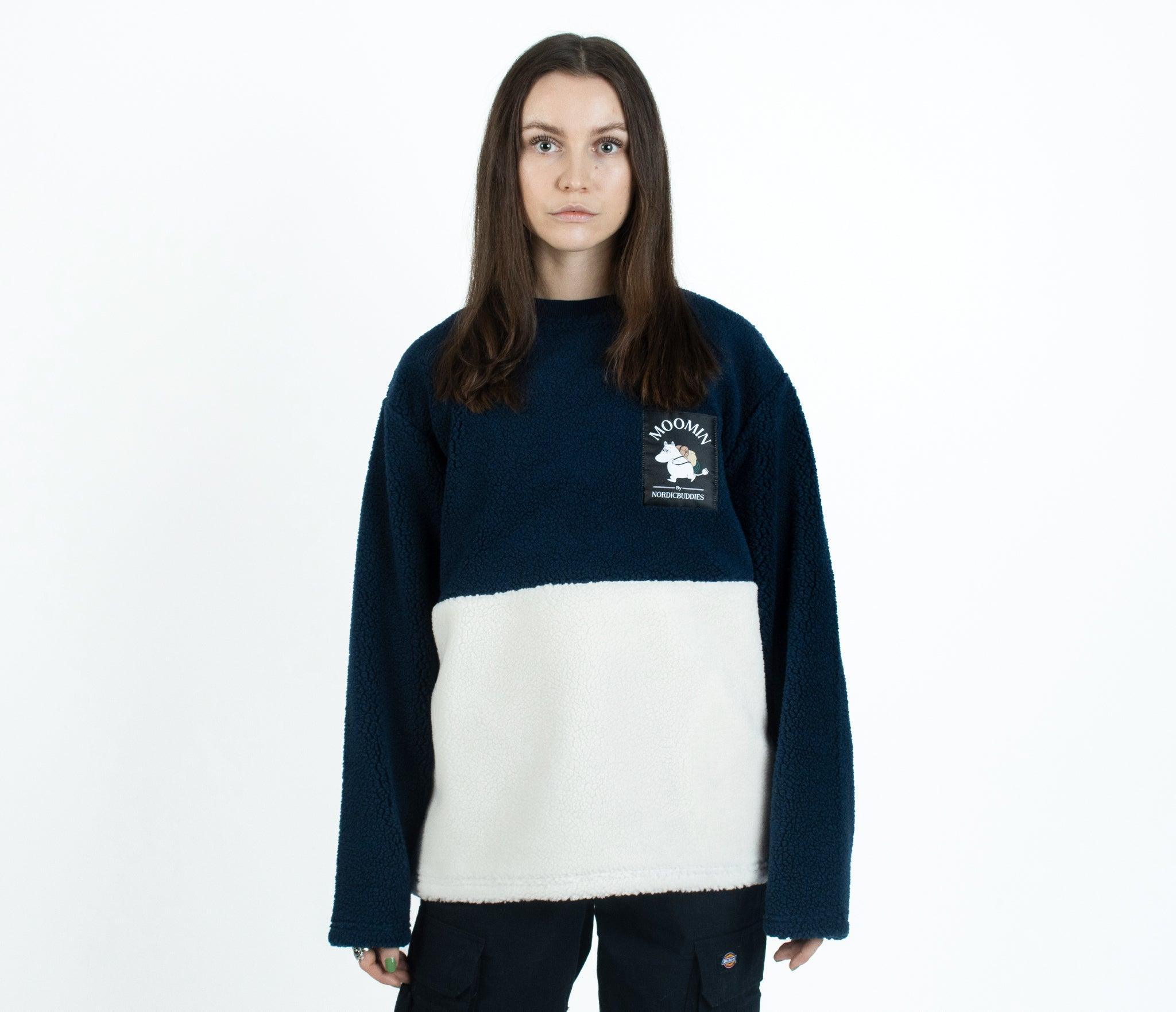 Moomintroll Adventure Fleece - Navy/White - ROODS PROJECT