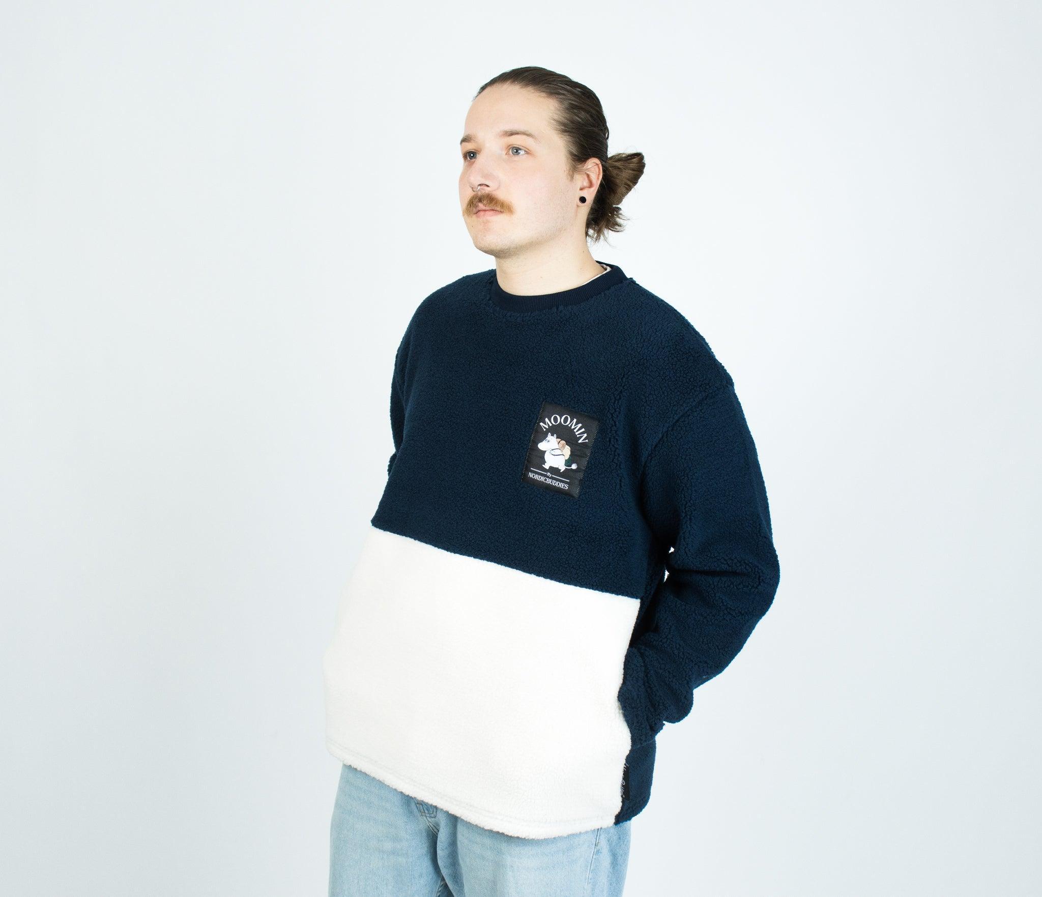 Moomintroll Adventure Fleece - Navy/White - ROODS PROJECT