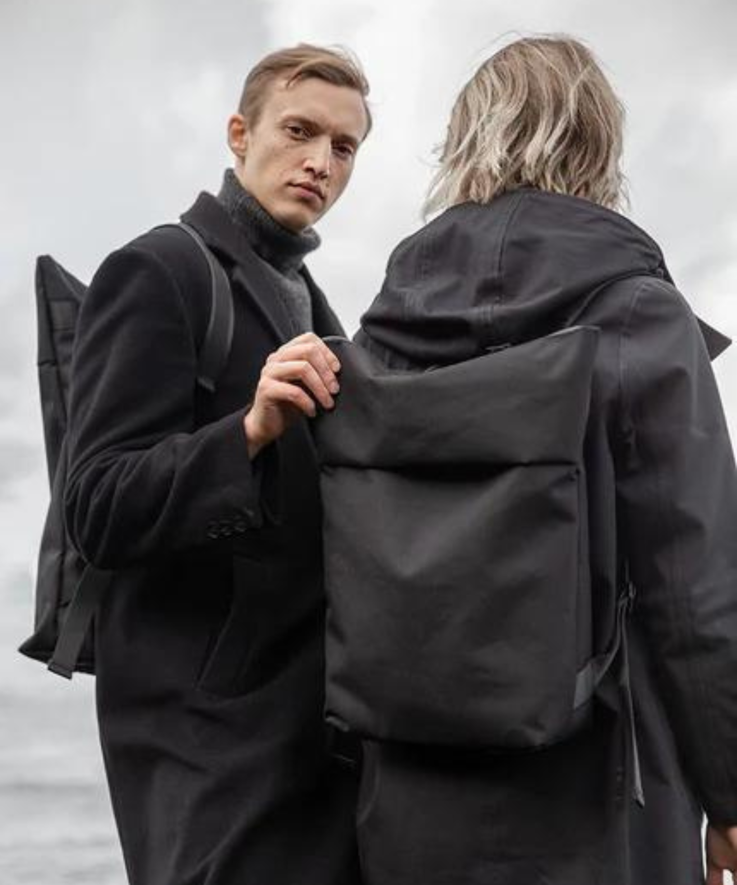 Image of 2 people having Nordhale backpacks on