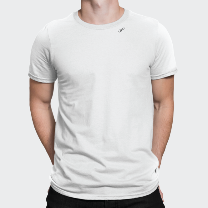 Embroidered Collar Organic Cotton T-shirt "Isa" - ROODS PROJECT