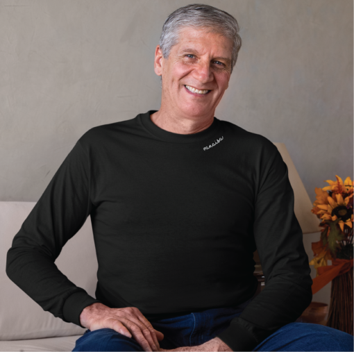 Embroidered Collar Organic Cotton Sweatshirt "Vanaisa" - ROODS PROJECT