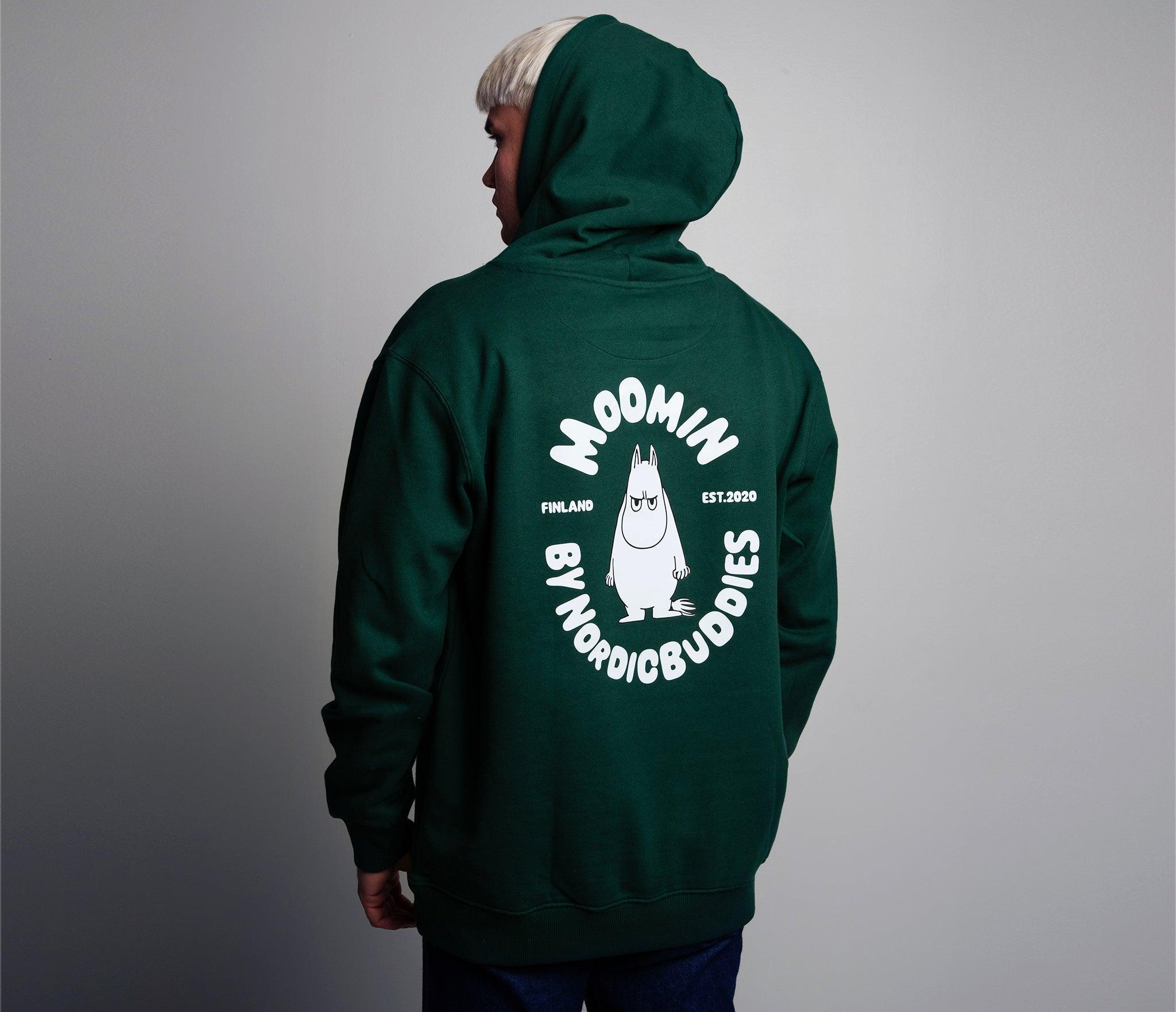 Premium Hoodie Moomin - Green - ROODS PROJECT