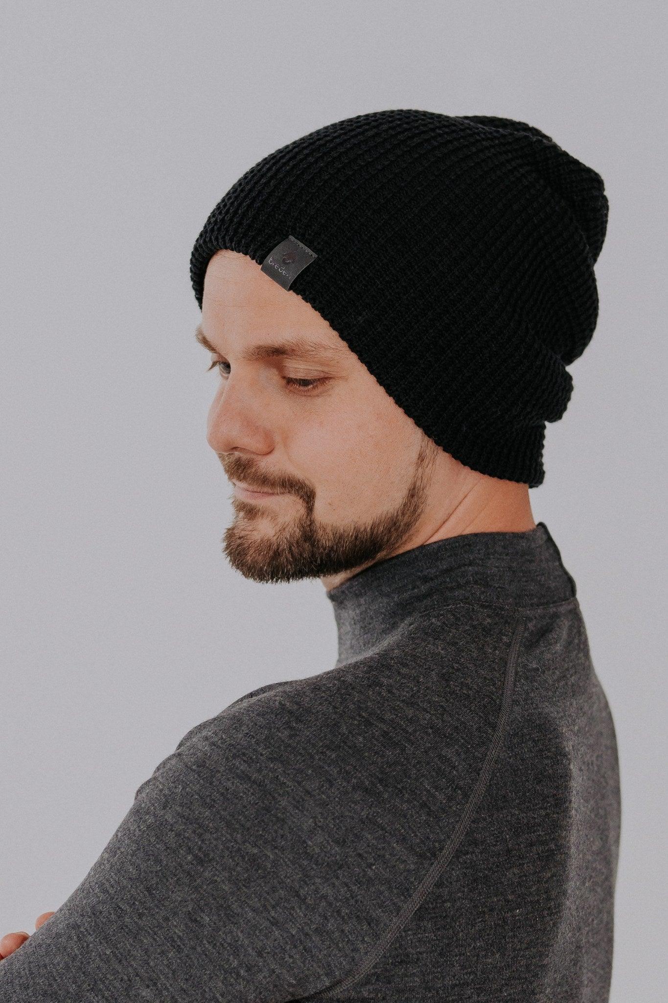 Knitted 100% Merino Wool Cap WULF - ROODS PROJECT