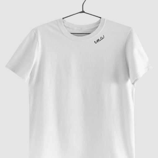 Embroidered Collar Organic Cotton T-shirt "Ema" - ROODS PROJECT