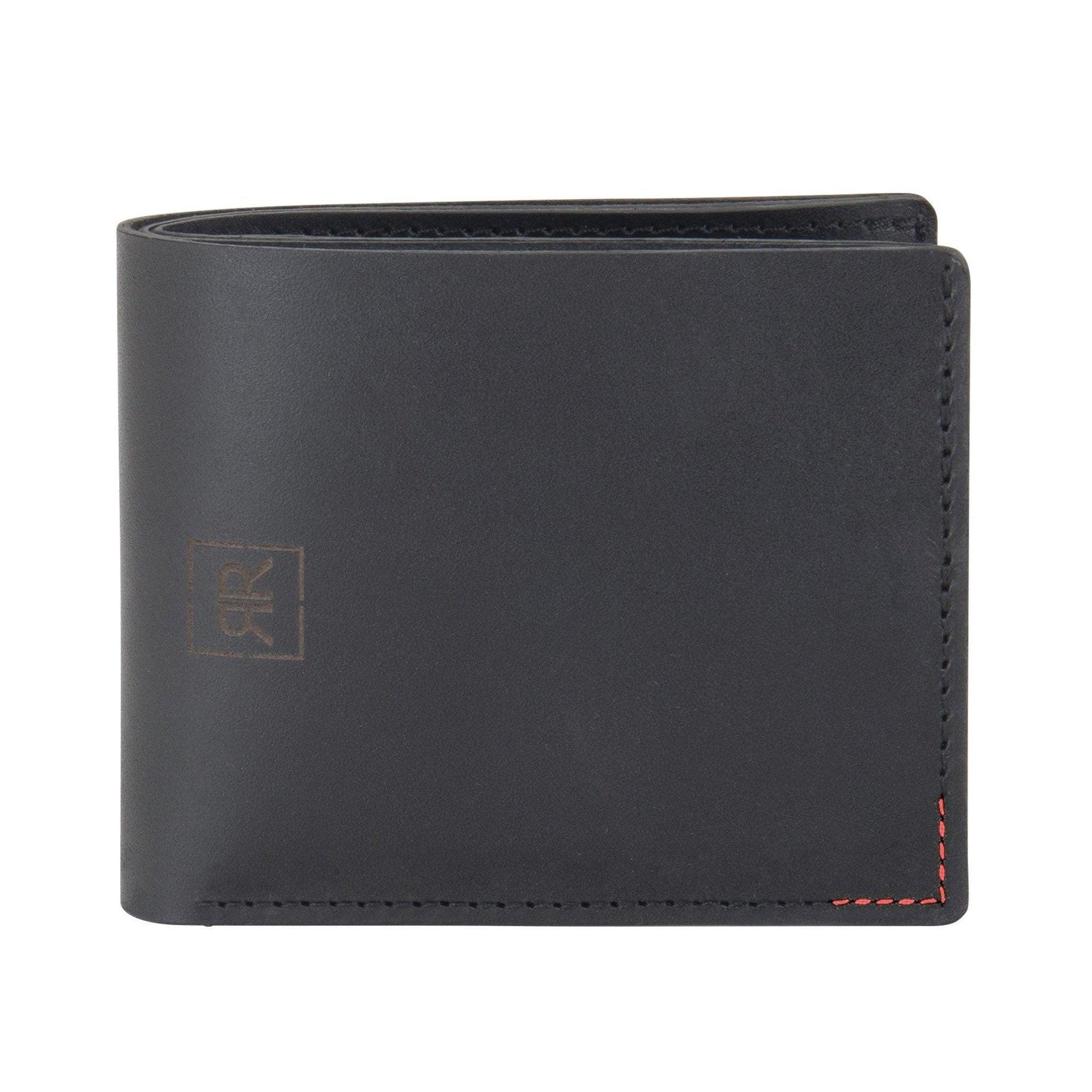 Billfold Wallet with Coin Pouch - Black - ROODS PROJECT