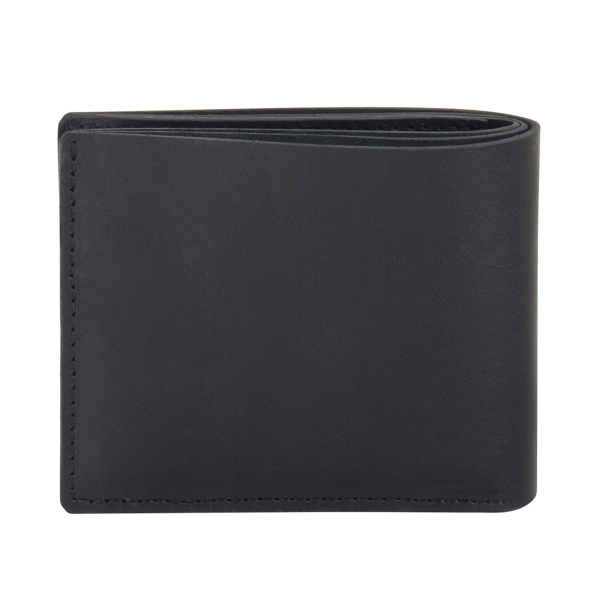 Billfold Wallet with Coin Pouch - Black - ROODS PROJECT