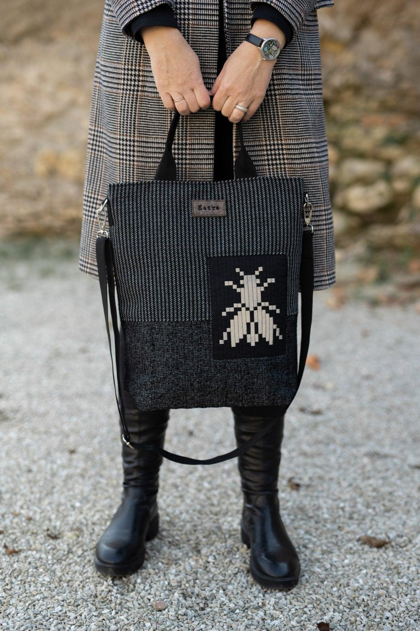 Black 3in1 bag ADELE - ROODS PROJECT