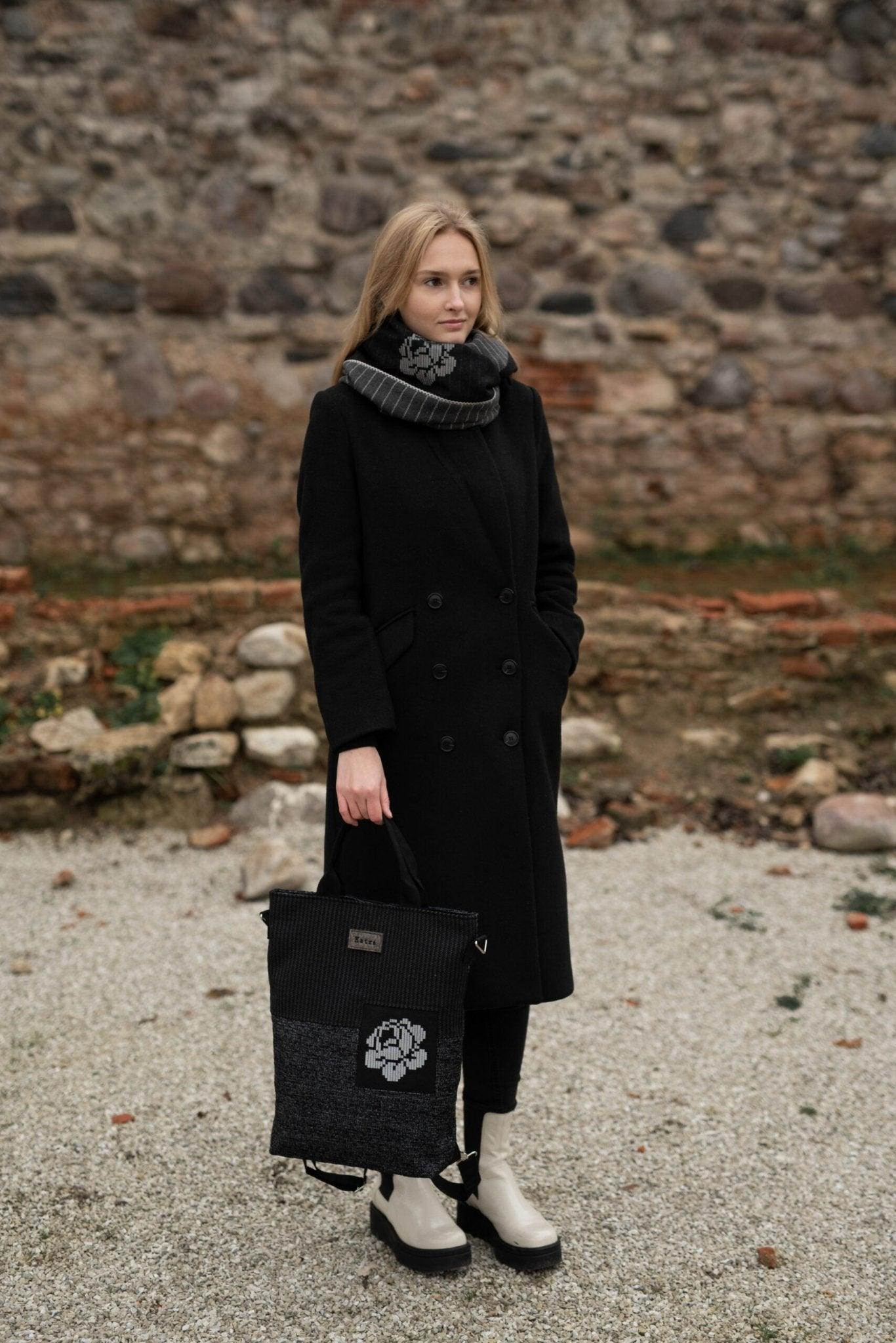 Black 3in1 bag KARMEN - ROODS PROJECT