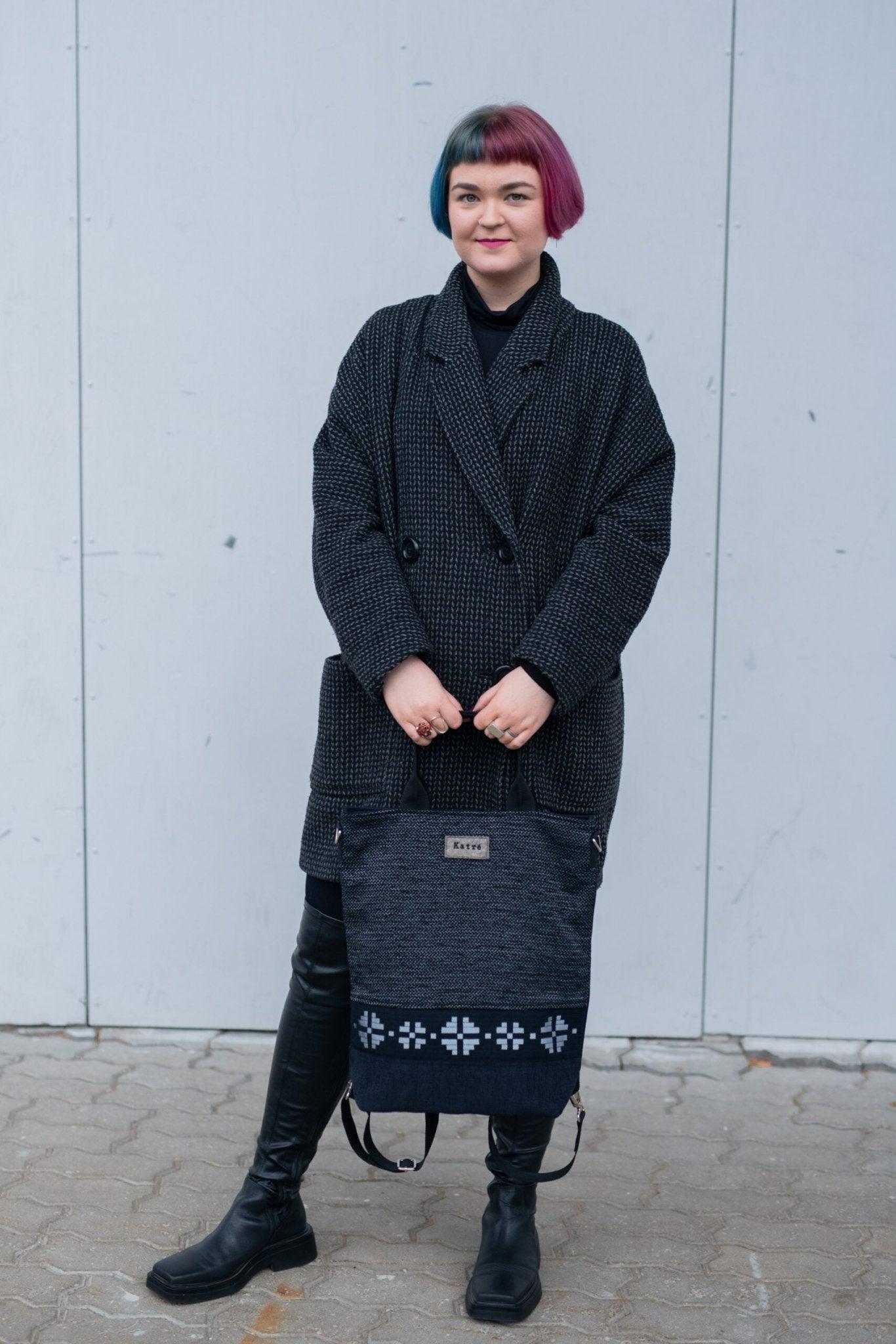 Black 3in1 bag LIISE - ROODS PROJECT