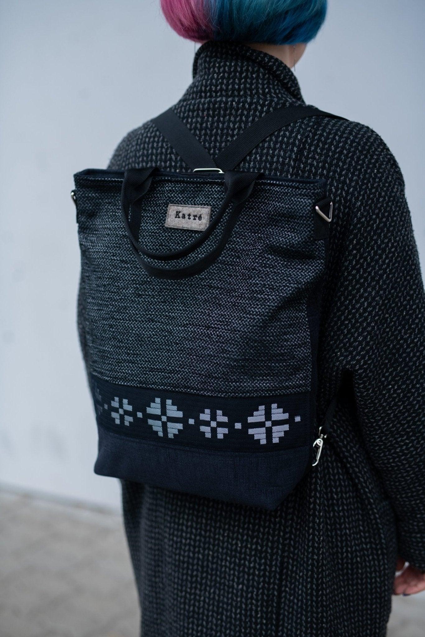 Black 3in1 bag LIISE - ROODS PROJECT