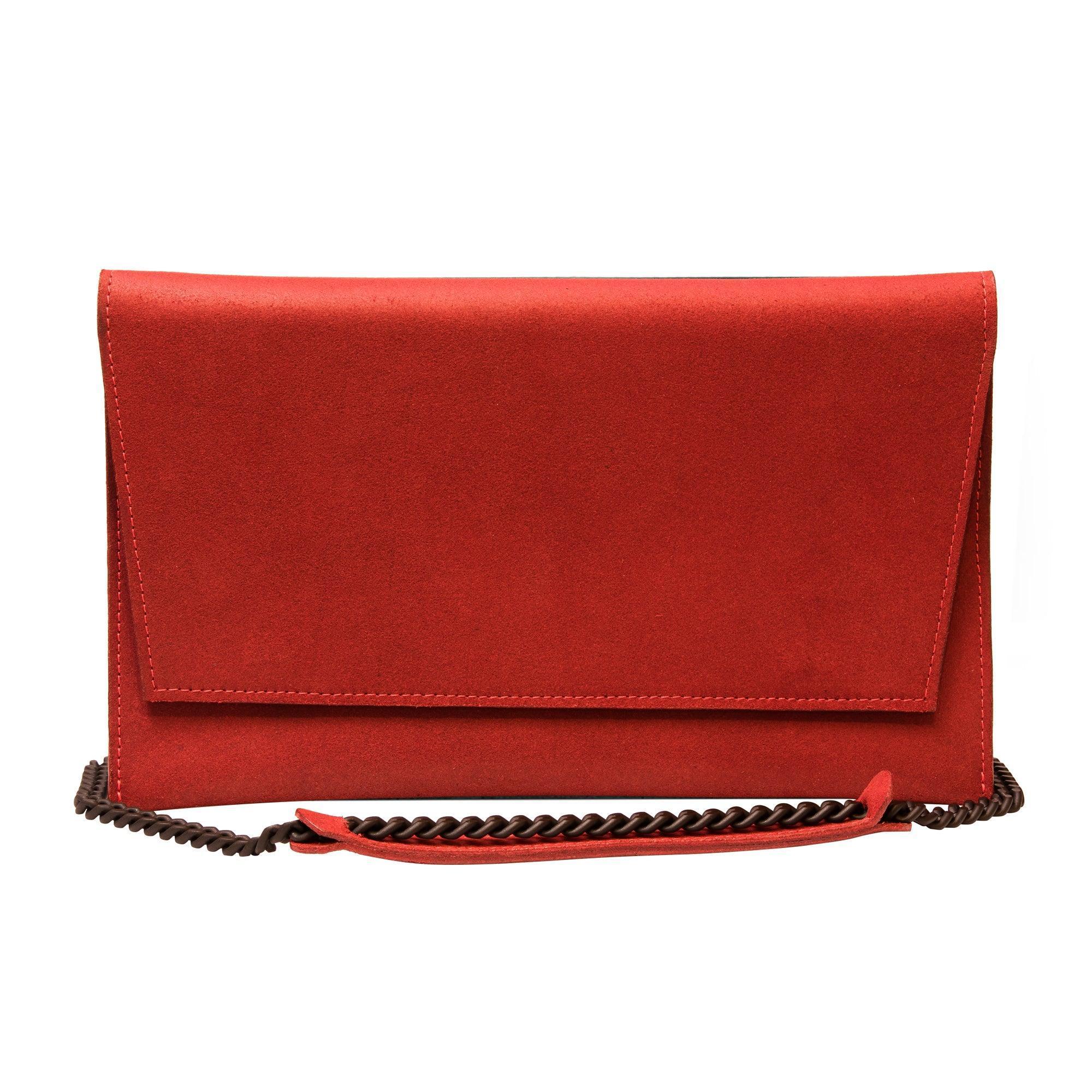 Chain Shoulder Bag - Red - ROODS PROJECT