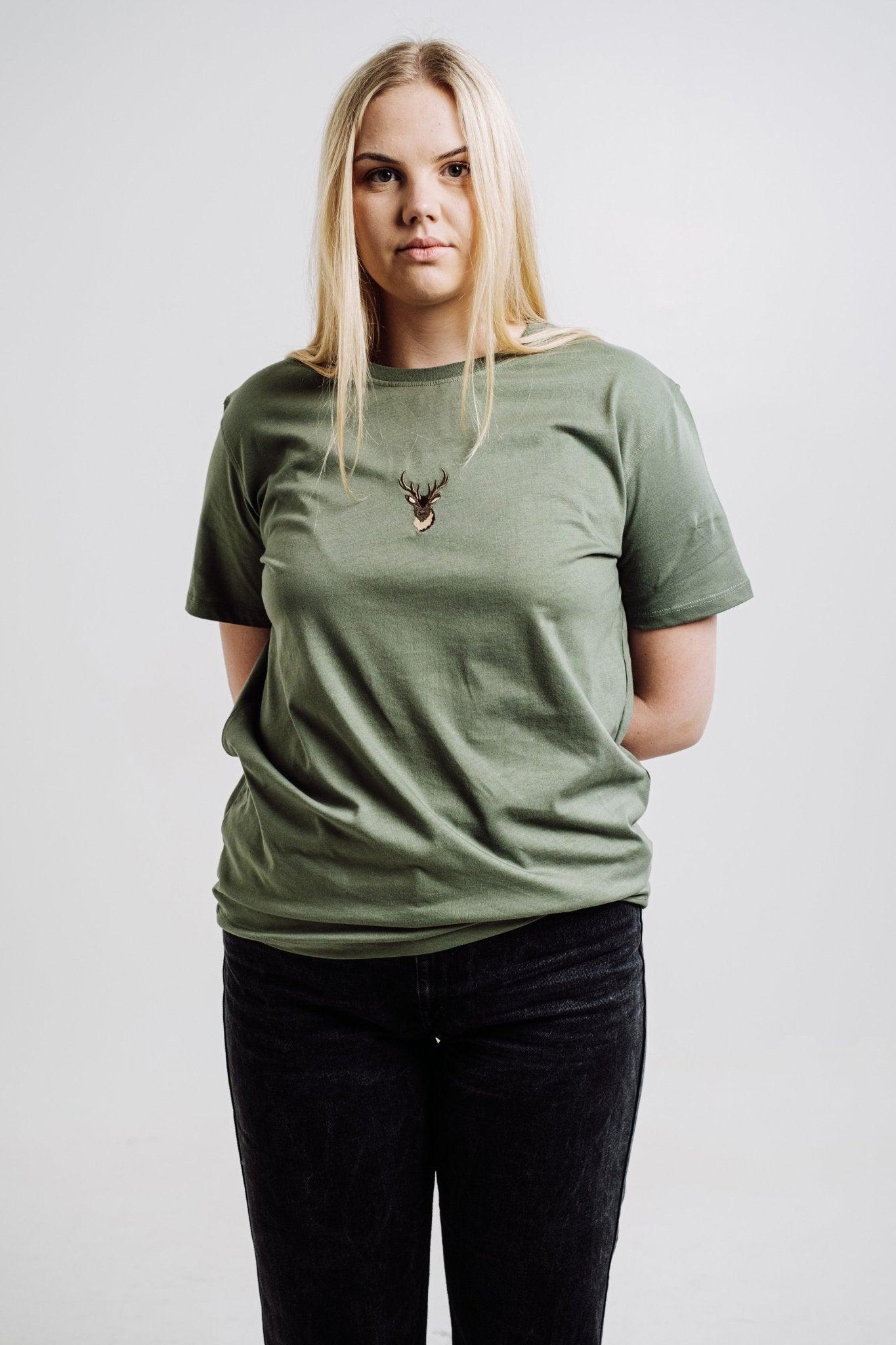 Deer T-shirt - Khaki - ROODS PROJECT