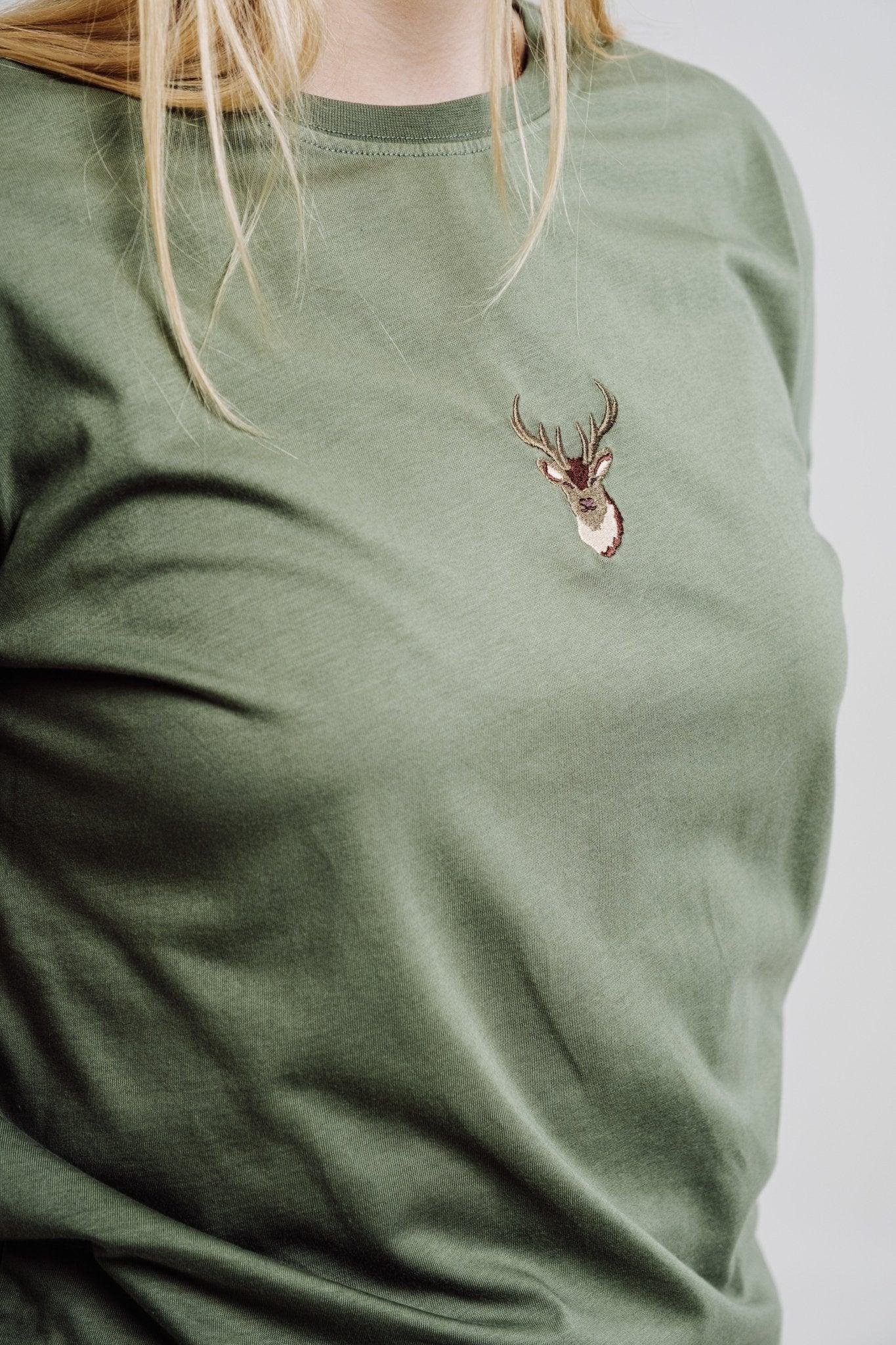 Deer T-shirt - Khaki - ROODS PROJECT