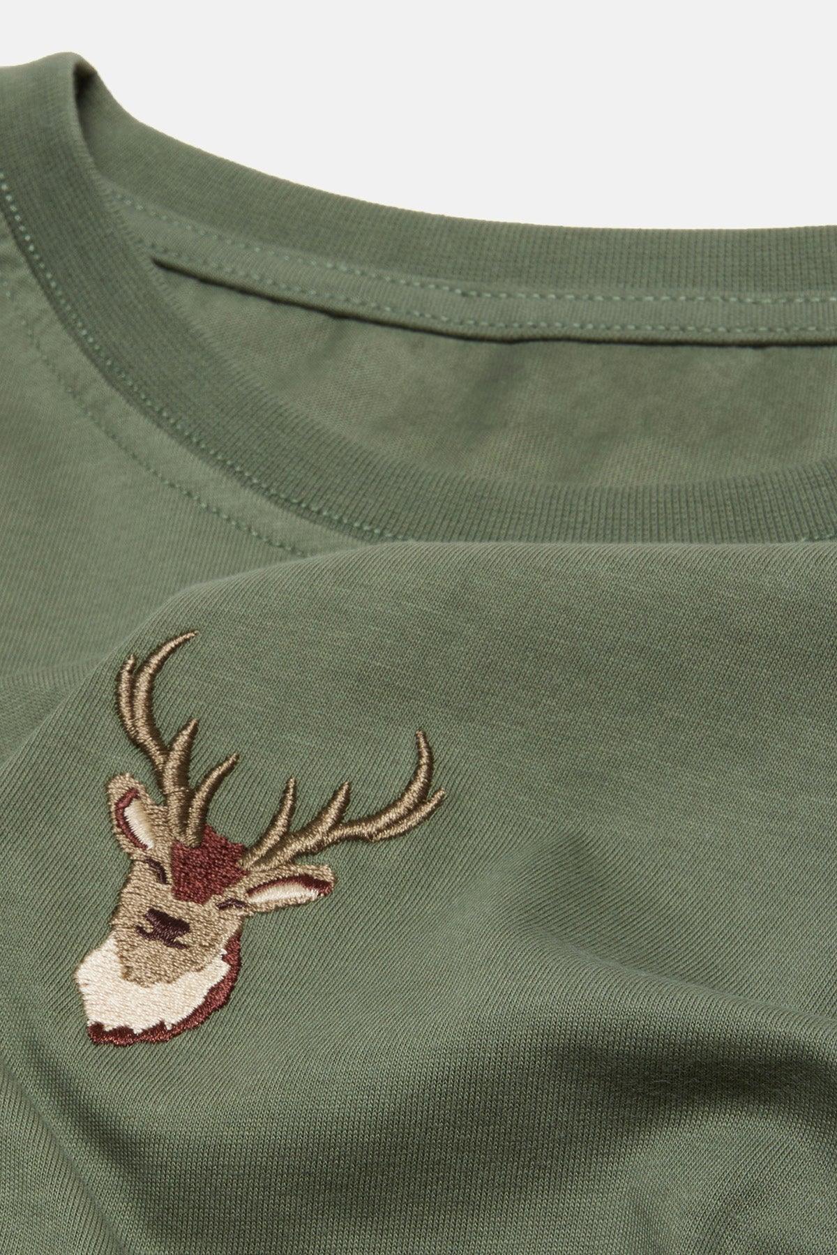 Deer T-shirt - Khaki - ROODS PROJECT