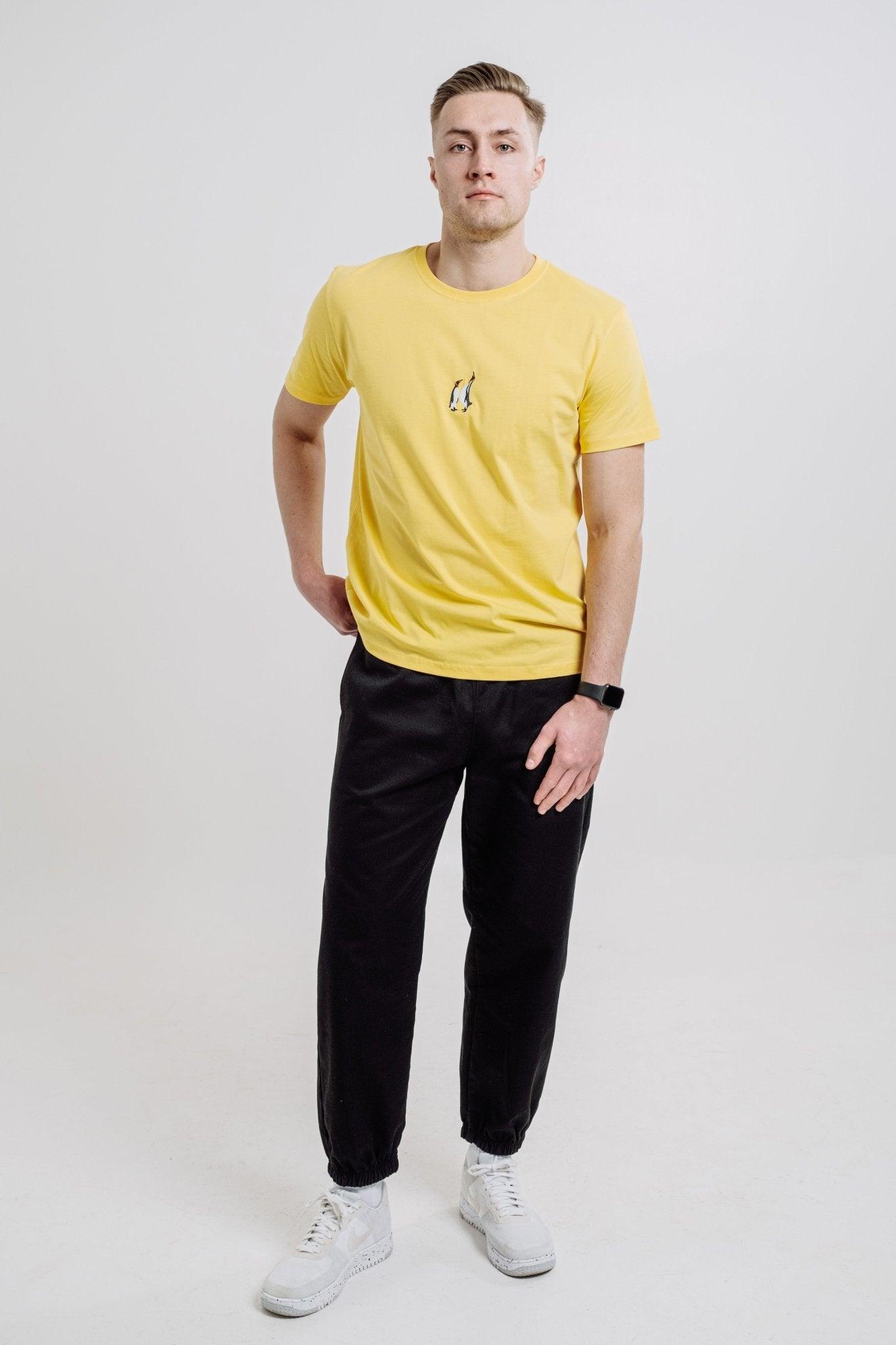 Emperor Penguin T-shirt - Yellow - ROODS PROJECT