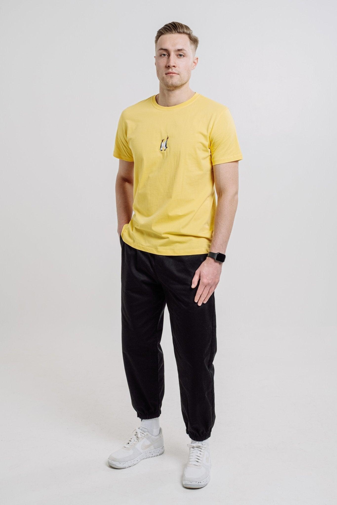 Emperor Penguin T-shirt - Yellow - ROODS PROJECT
