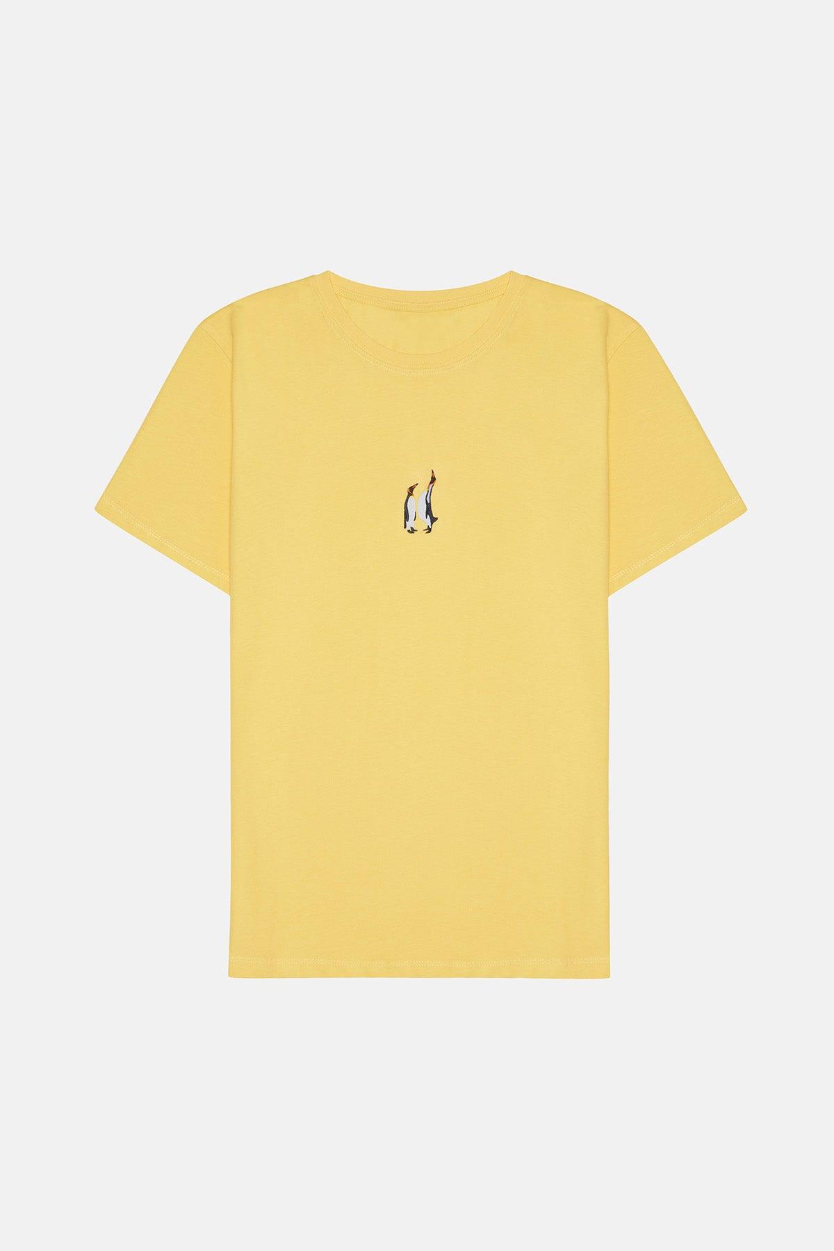 Emperor Penguin T-shirt - Yellow - ROODS PROJECT