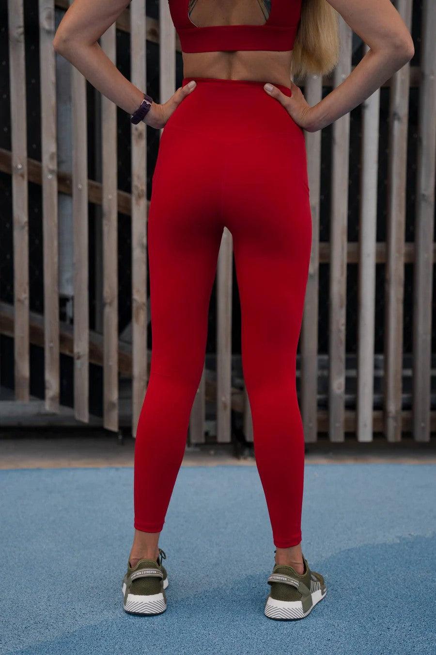 Leggings 'Cute Cranberry' Red - ROODS PROJECT