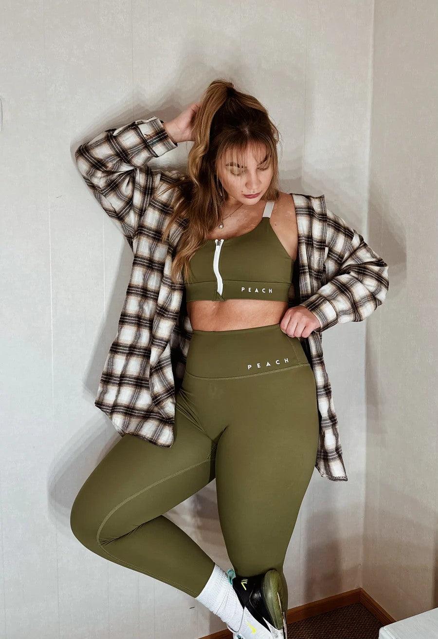 Leggings 'Olive Green' - ROODS PROJECT