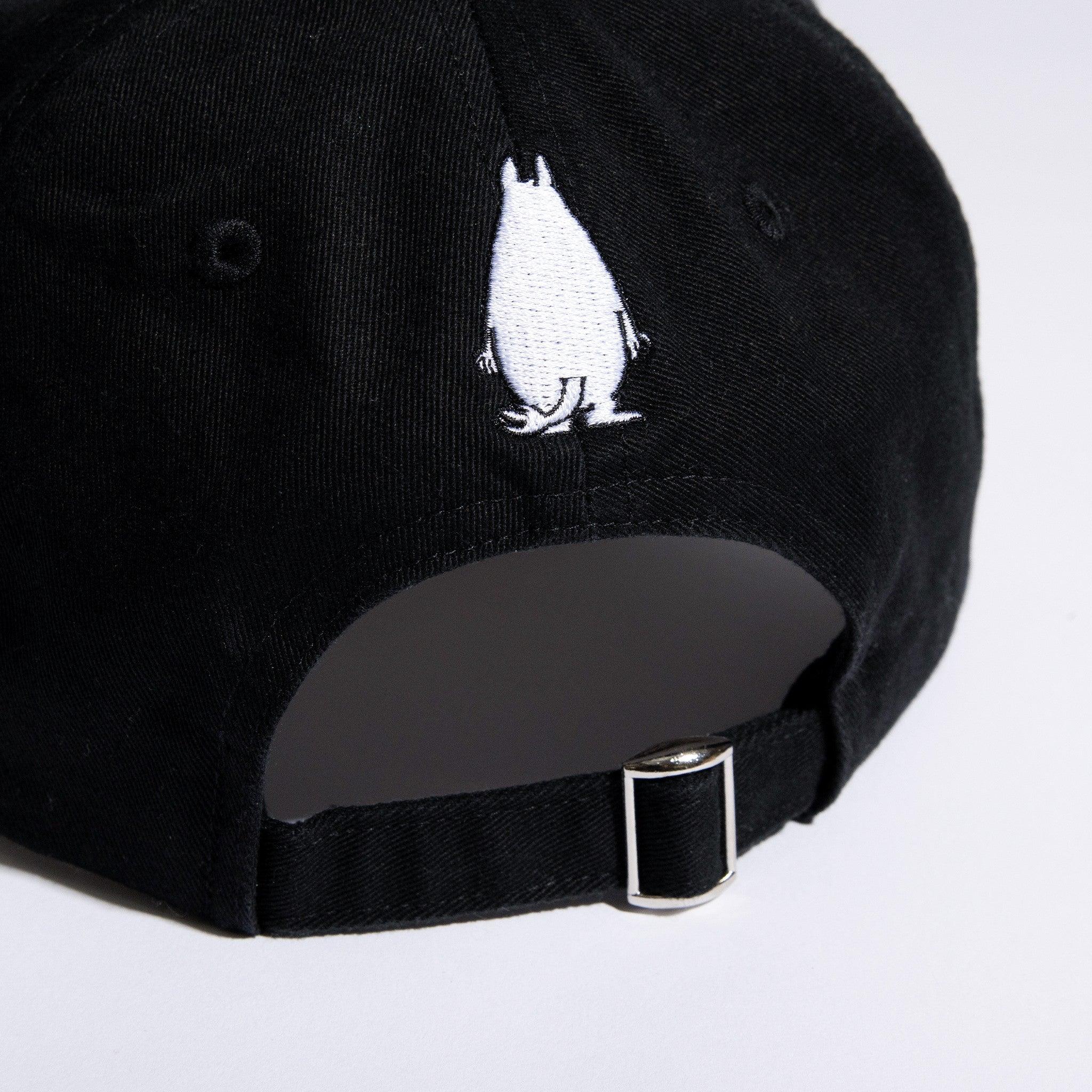 Grumpy Moomintroll Dad Cap Adult - Black - ROODS PROJECT