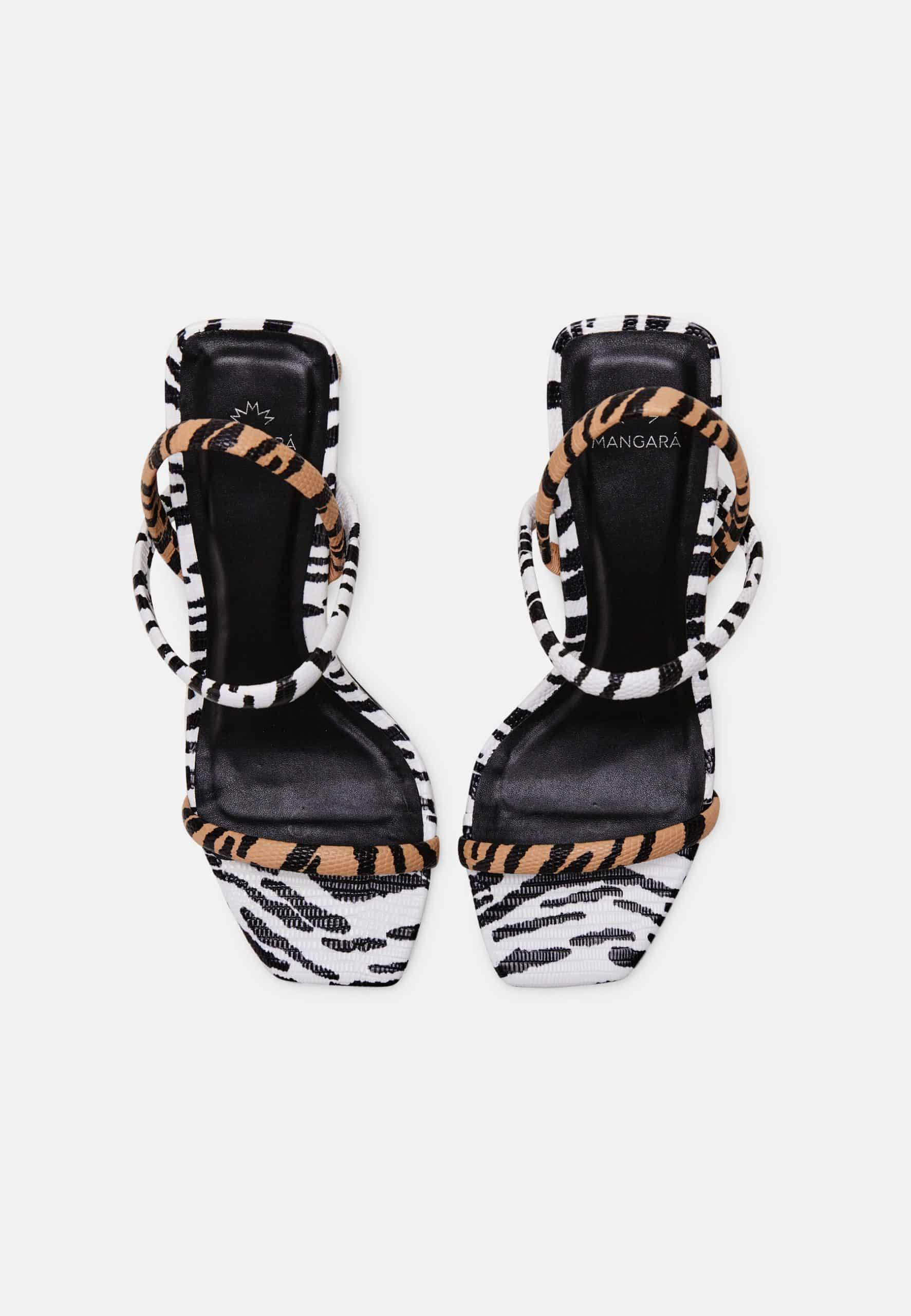 Mangará Women’s Sandals Animal Print - 6.5cm Block Heel - ROODS PROJECT
