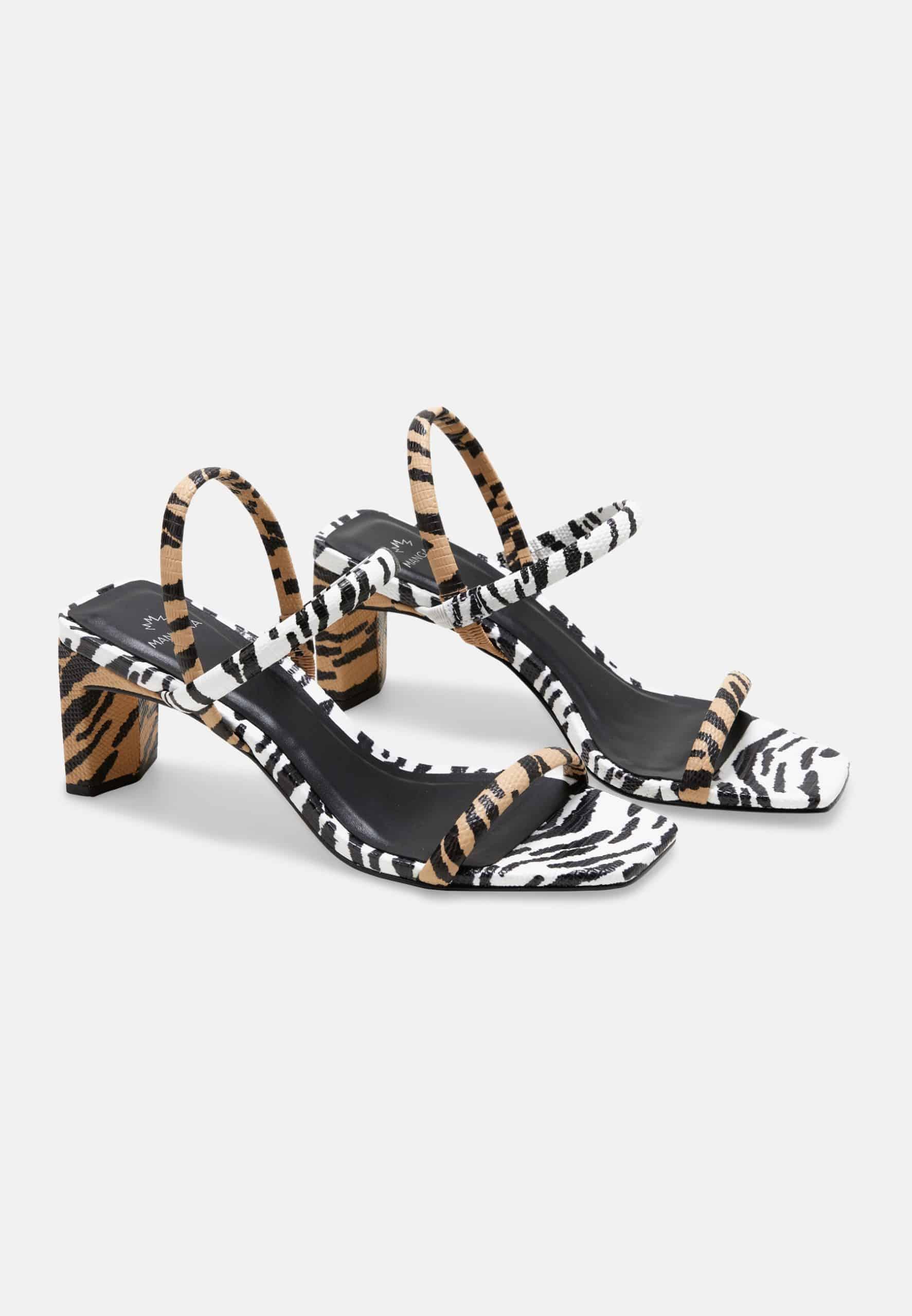 Mangará Women’s Sandals Animal Print - 6.5cm Block Heel - ROODS PROJECT
