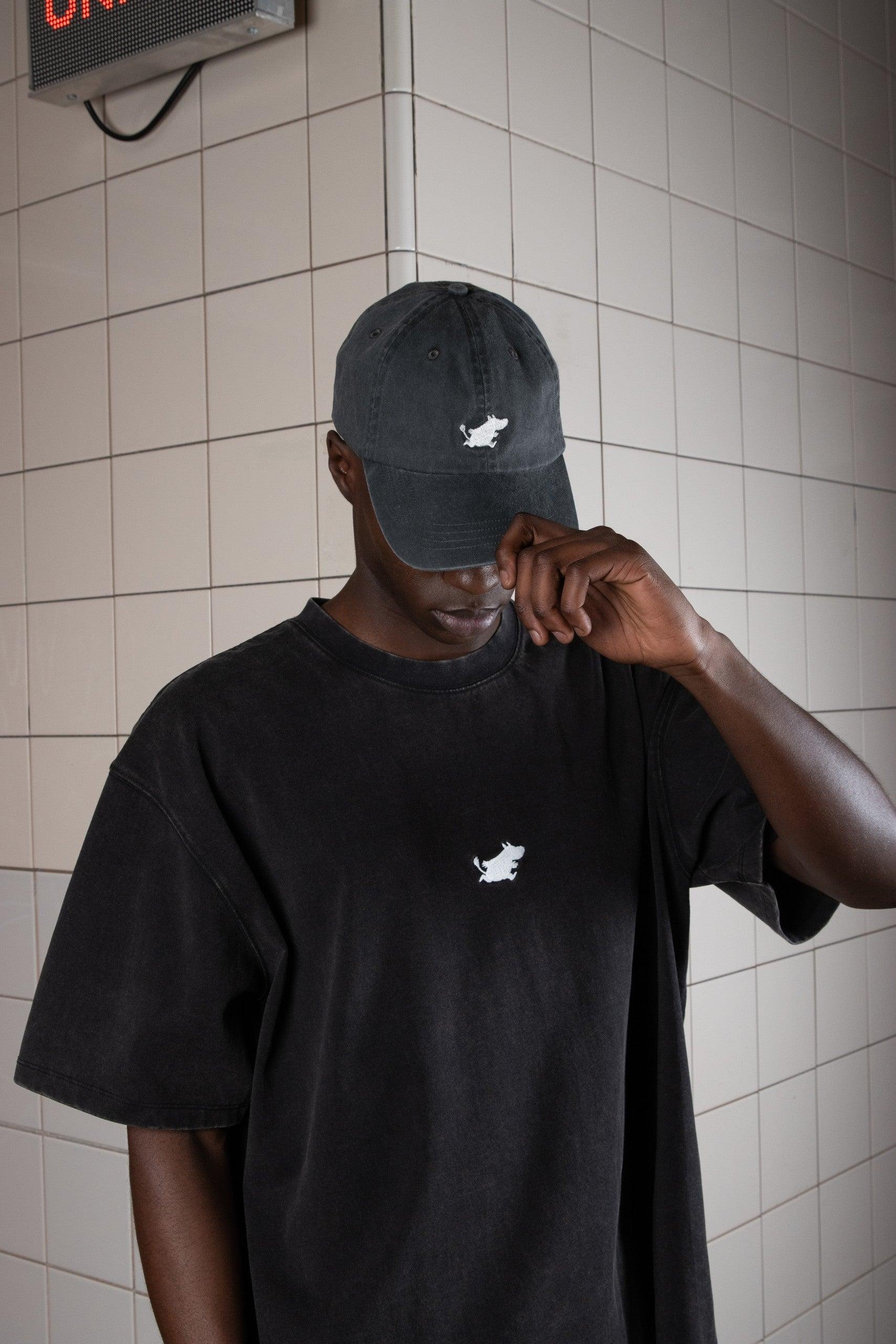 Moomin Classics Denim Dad Cap - Dark Grey - ROODS PROJECT