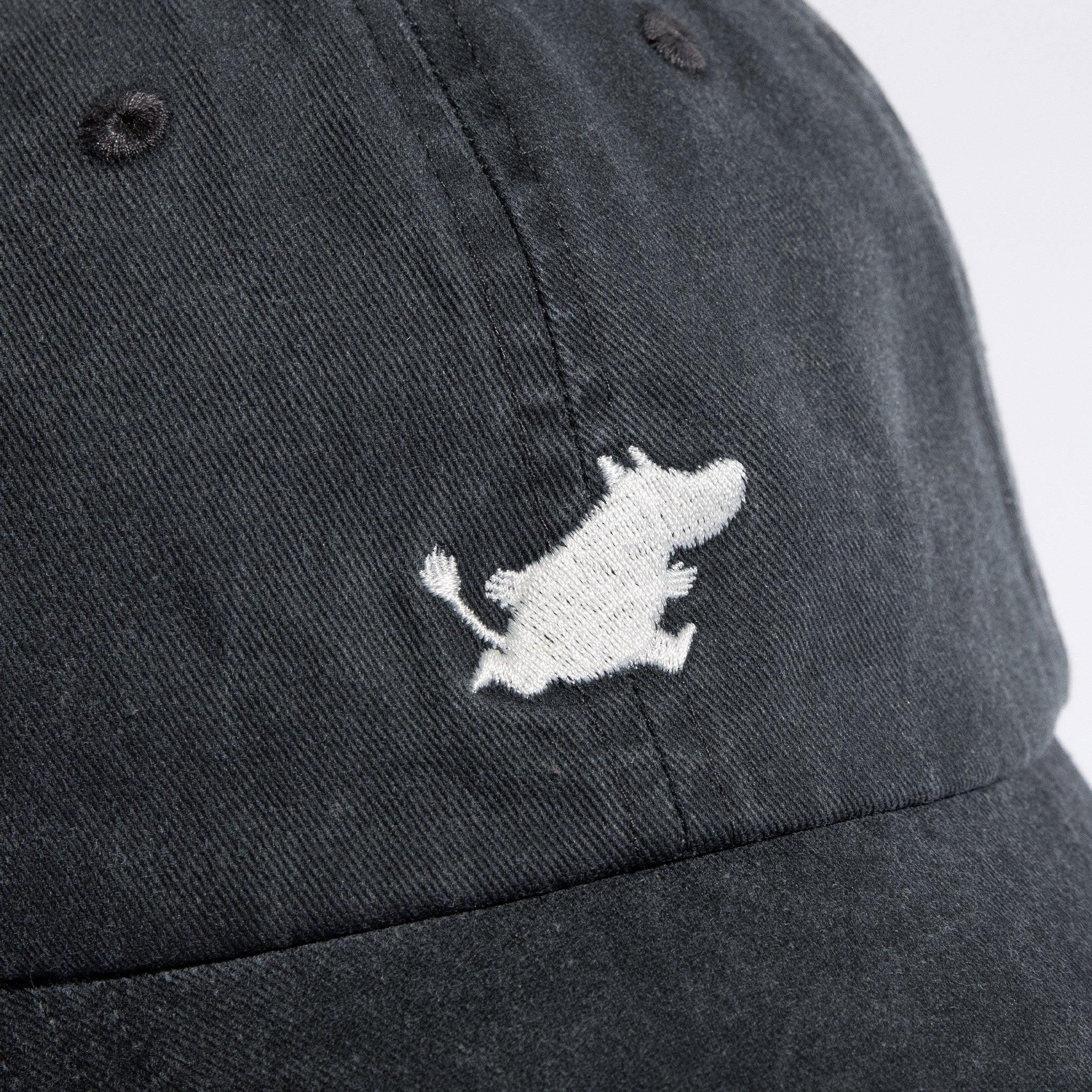 Moomin Classics Denim Dad Cap - Dark Grey - ROODS PROJECT