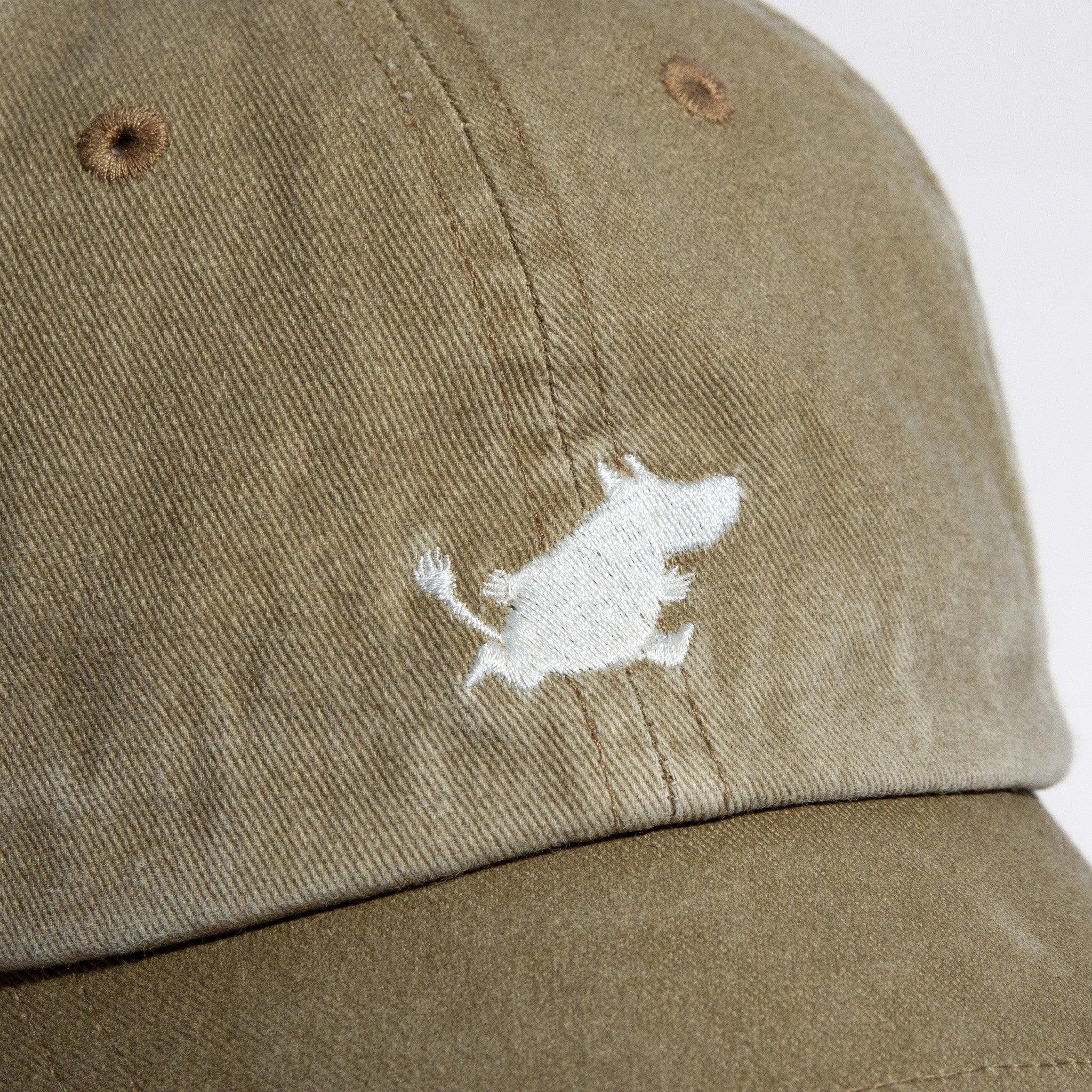 Moomin Classics Denim Dad Cap - Khaki - ROODS PROJECT