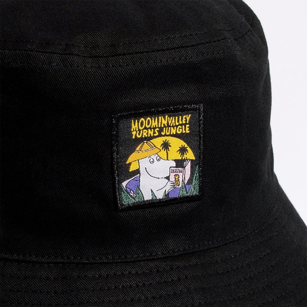 Moomin Jungle Adult Bucket Hat - Black - ROODS PROJECT