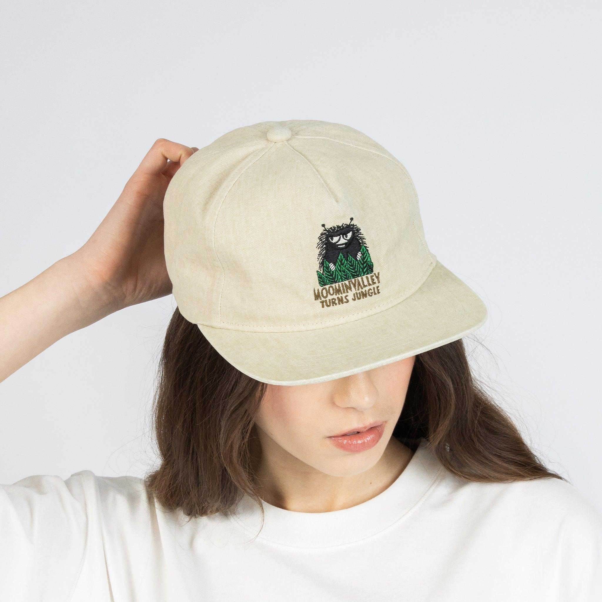 Moomin Washed Denim Adult Cap - Denim Beige - ROODS PROJECT