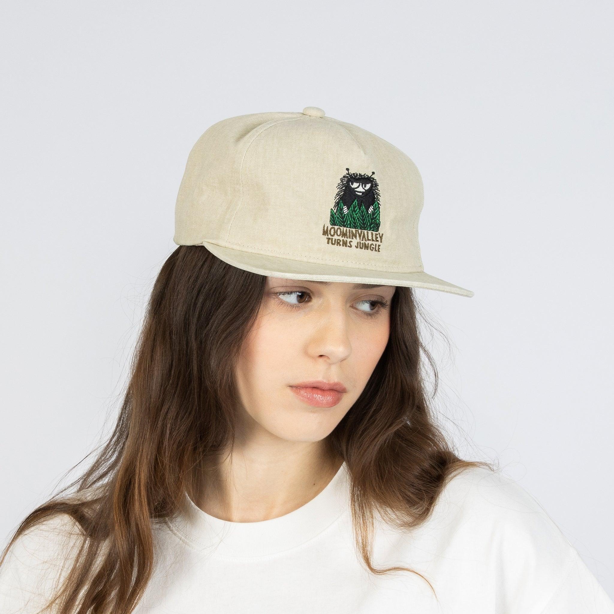 Moomin Washed Denim Adult Cap - Denim Beige - ROODS PROJECT