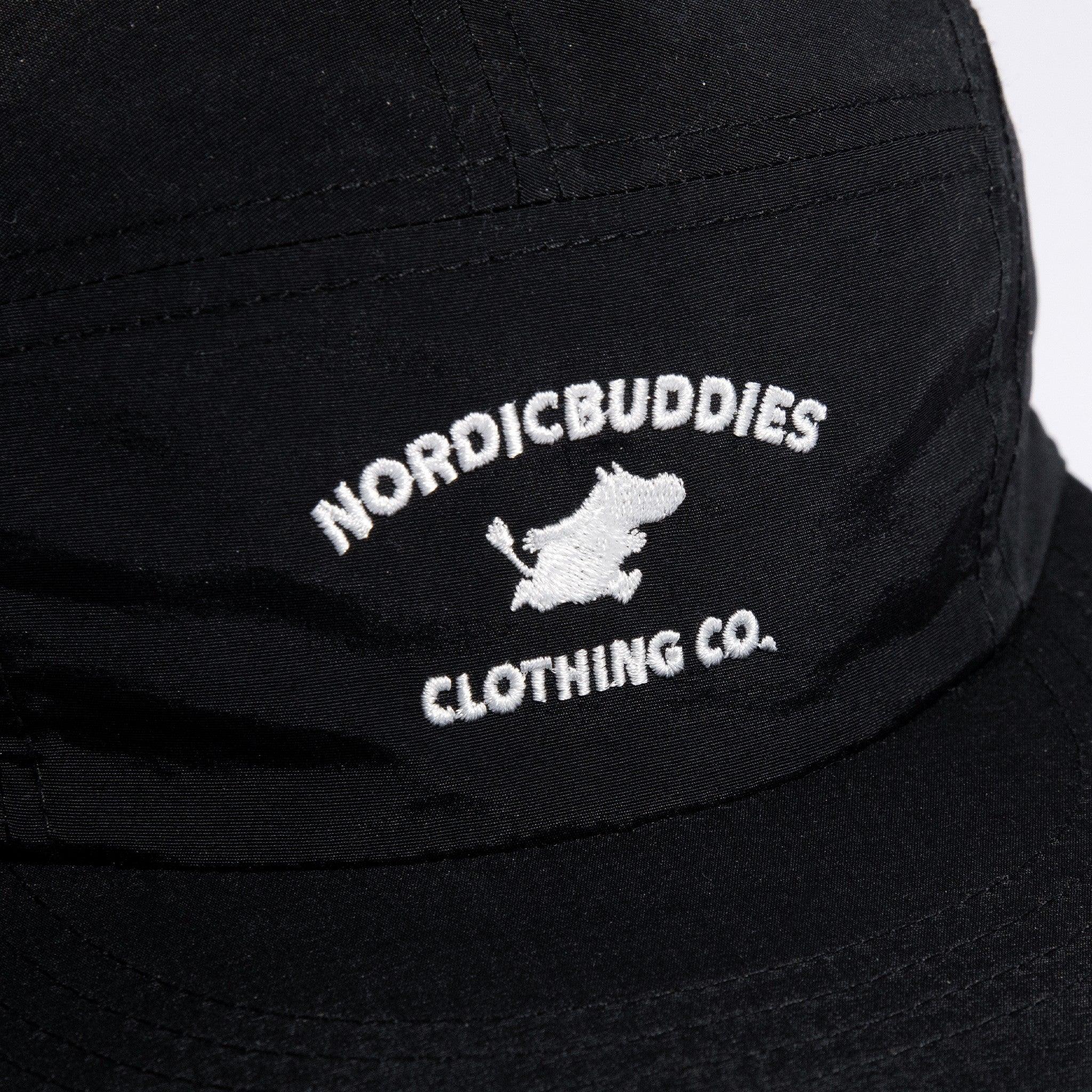 Moomintroll Adventure Nylon 5-panel Cap - Black - ROODS PROJECT