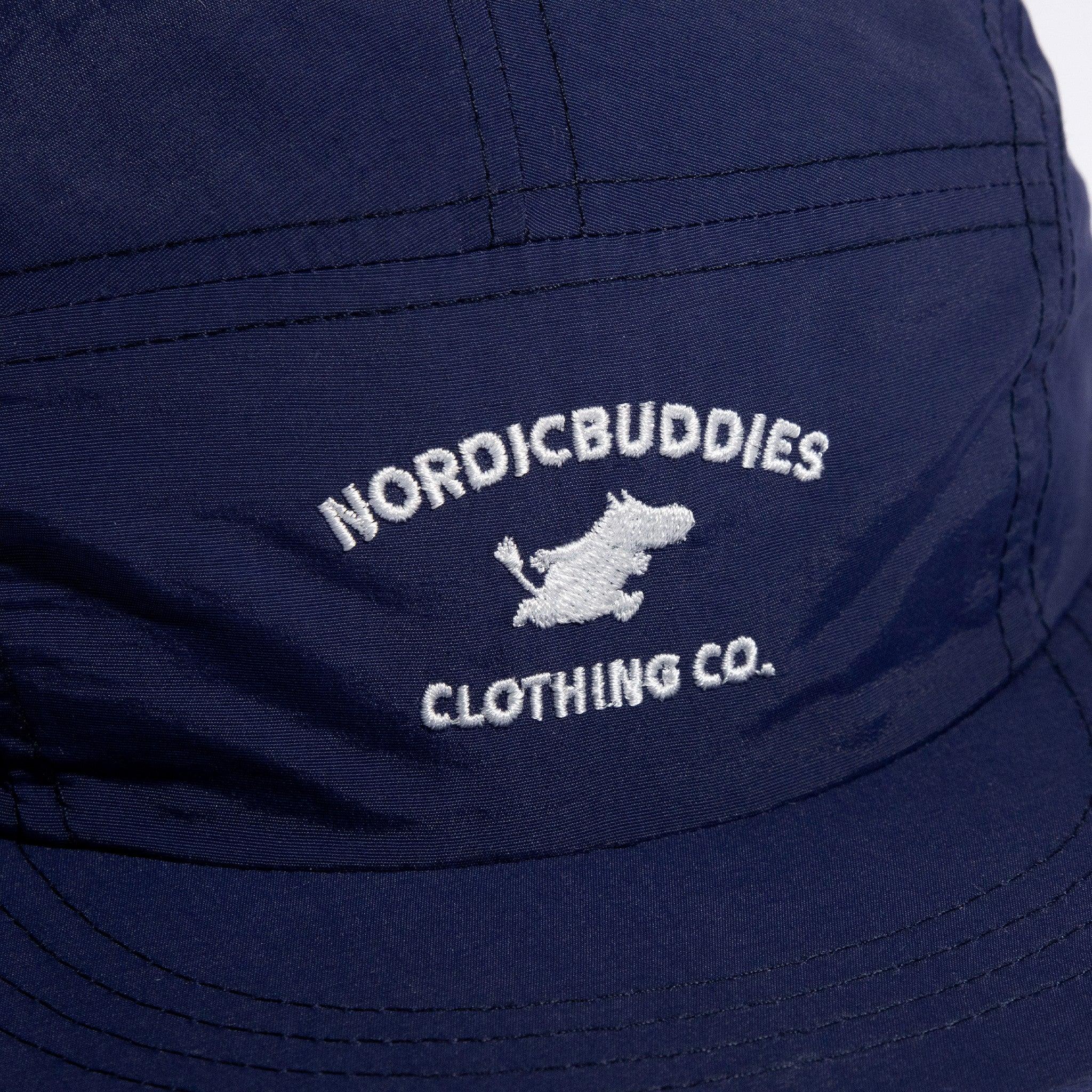 Moomintroll Adventure Nylon 5-panel Cap - Navy - ROODS PROJECT