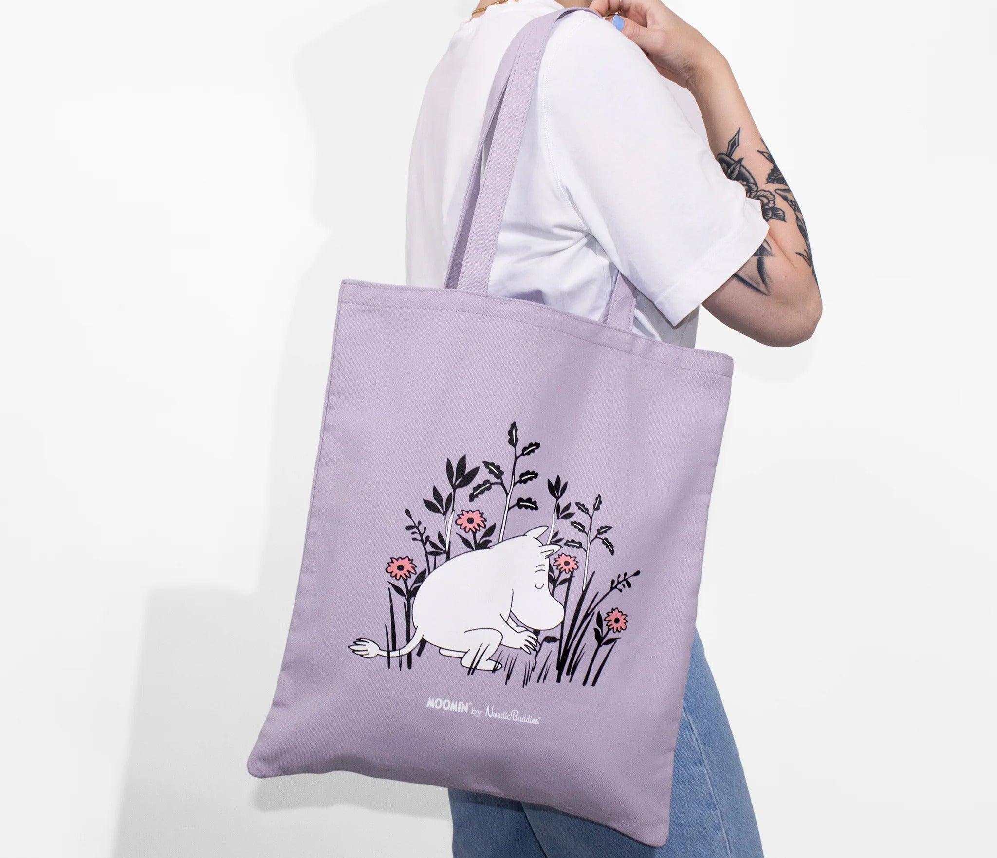 Moomintroll Tote Bag - Purple - ROODS PROJECT