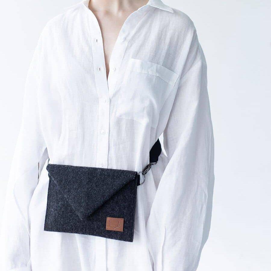 Skive-mini bag - Black - ROODS PROJECT