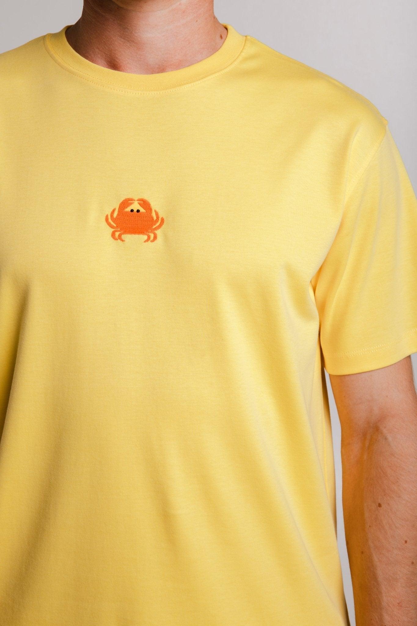 Crab Heavy T-shirt - Yellow - ROODS PROJECT