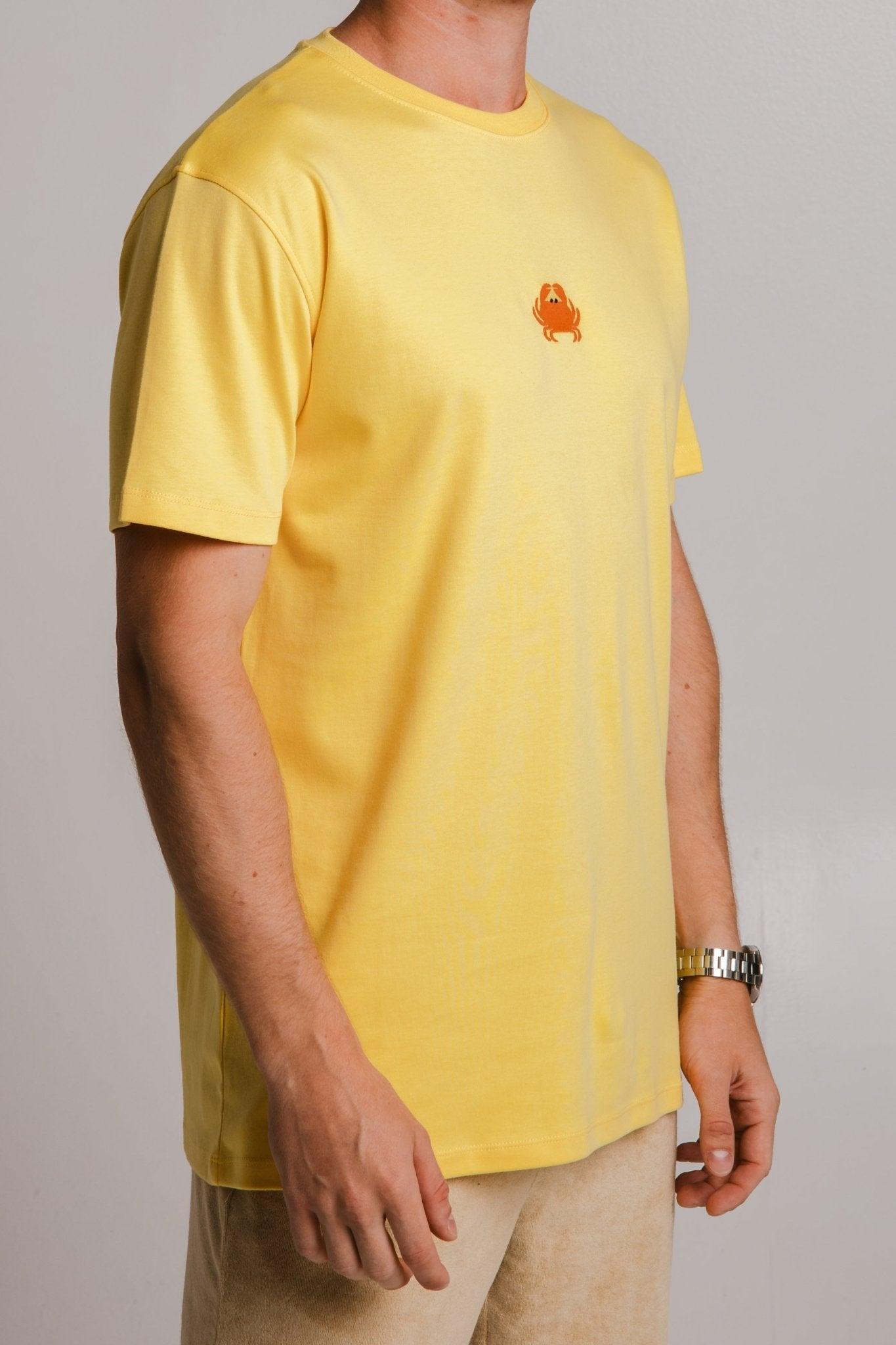 Crab Heavy T-shirt - Yellow - ROODS PROJECT